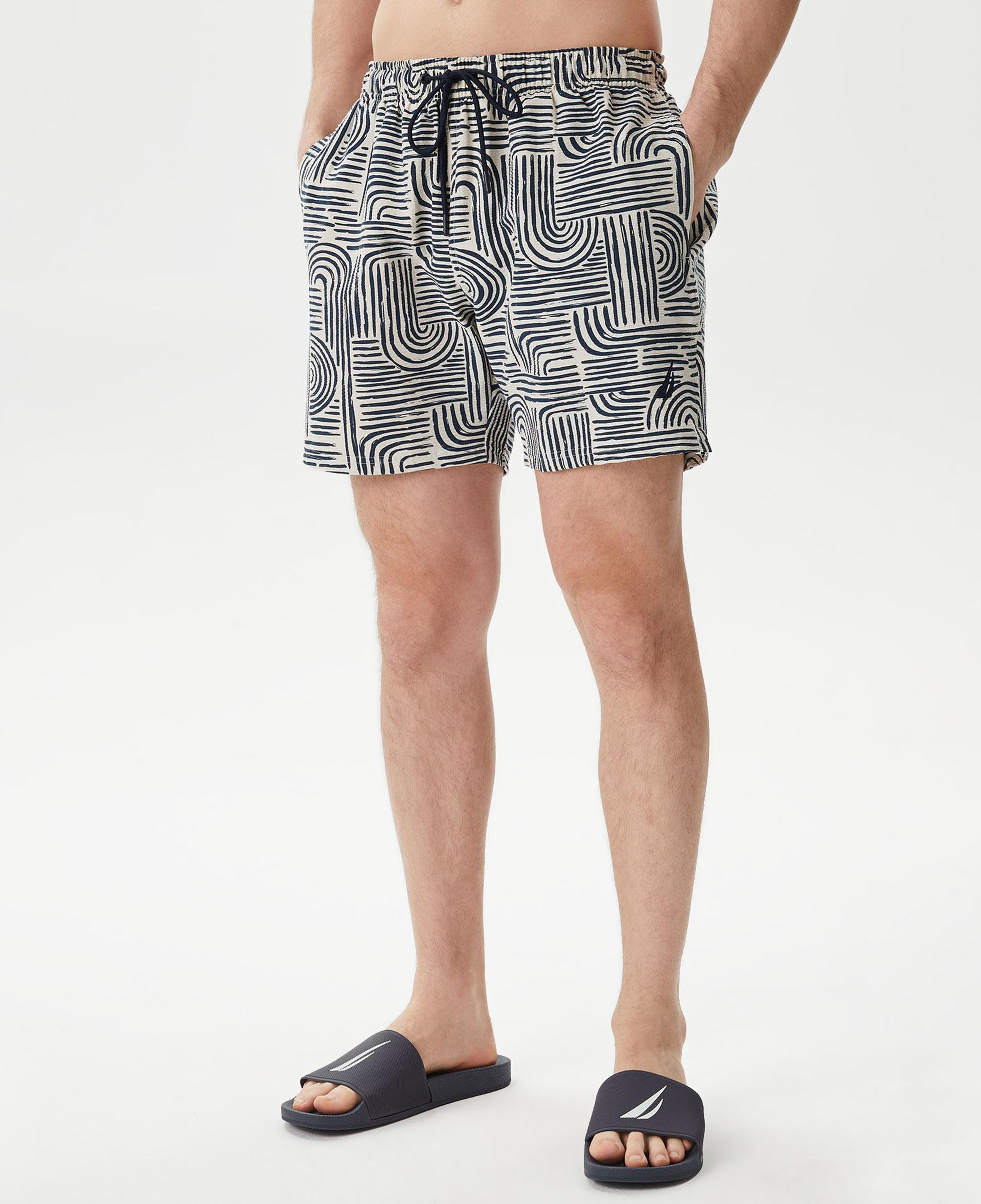 Nautica Erkek Lacivert Standart Fit Deniz Şortu