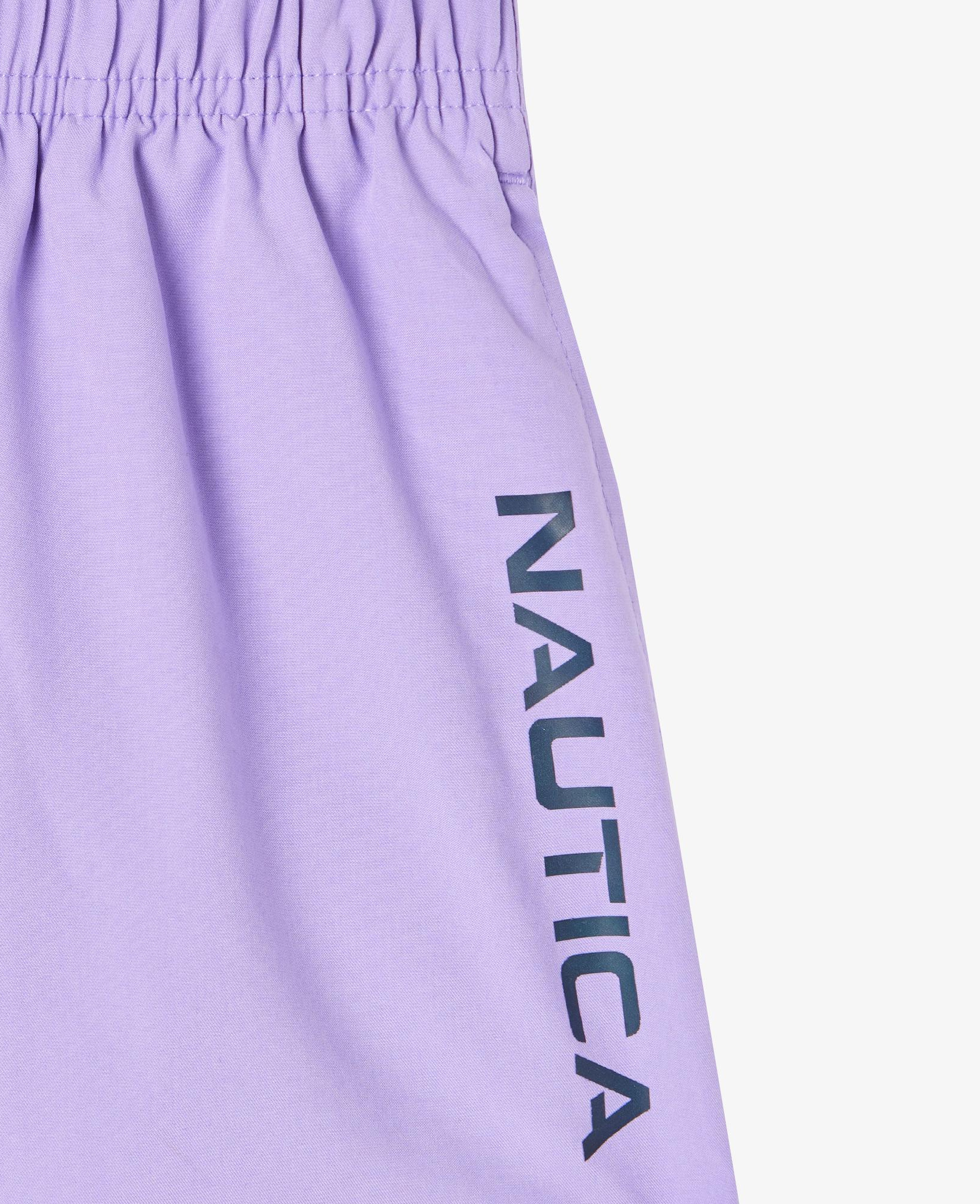 Nautica Erkek Çocuk Mor Standart Fit Deniz Şortu