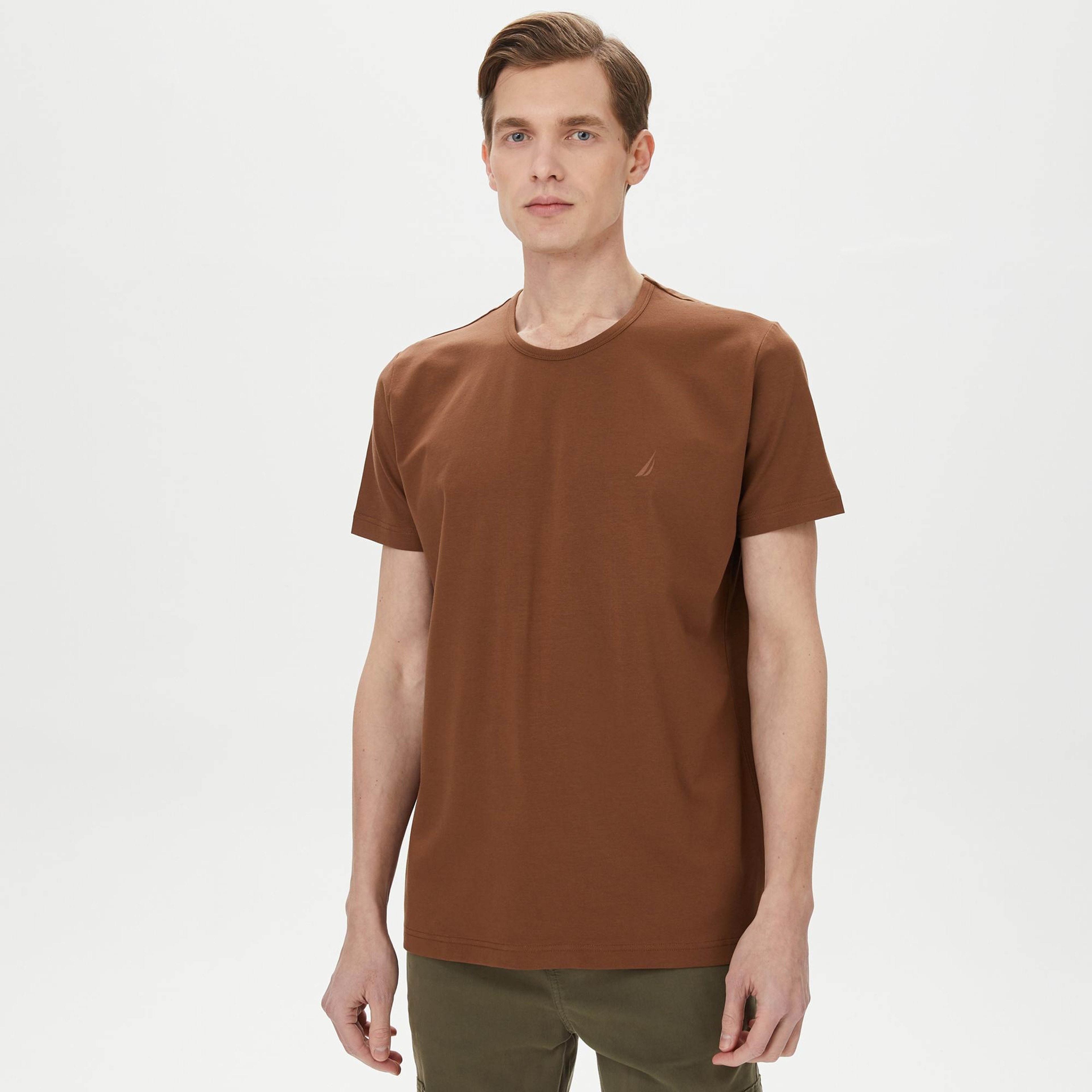 Nautica Erkek Kahverengi T-Shirt