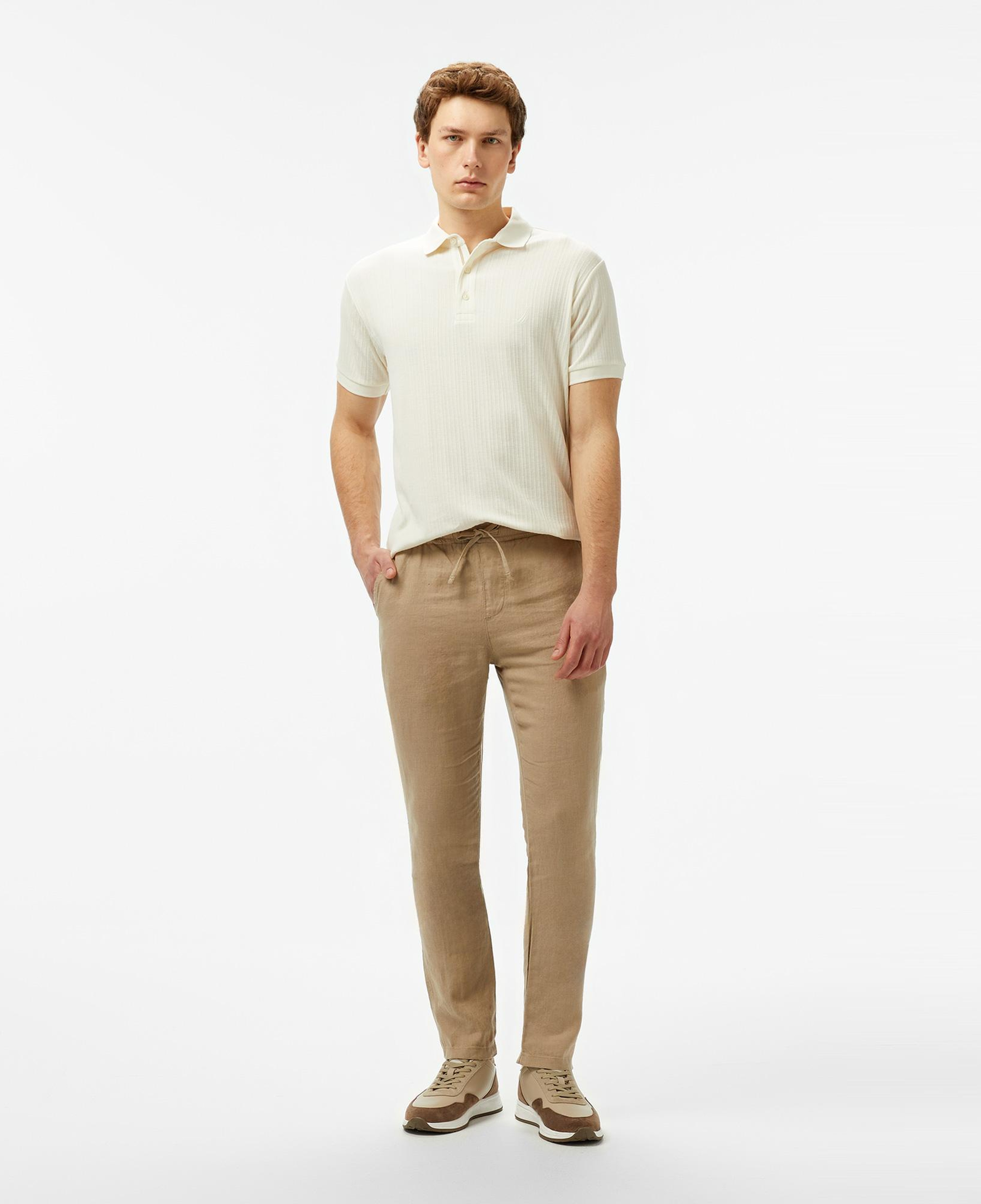 Nautica Erkek Gri Slim Fit Pantolon