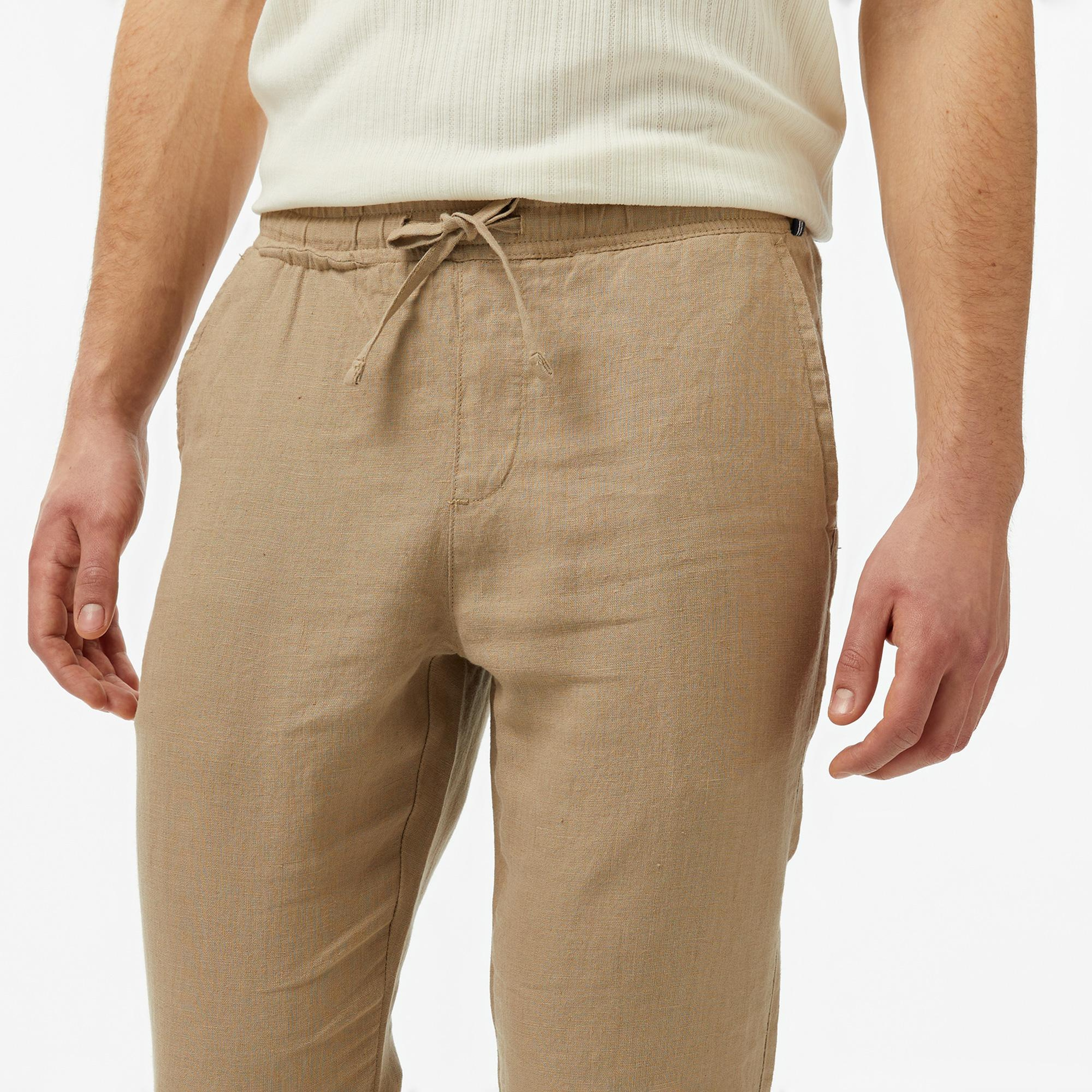 Nautica Erkek Gri Slim Fit Pantolon