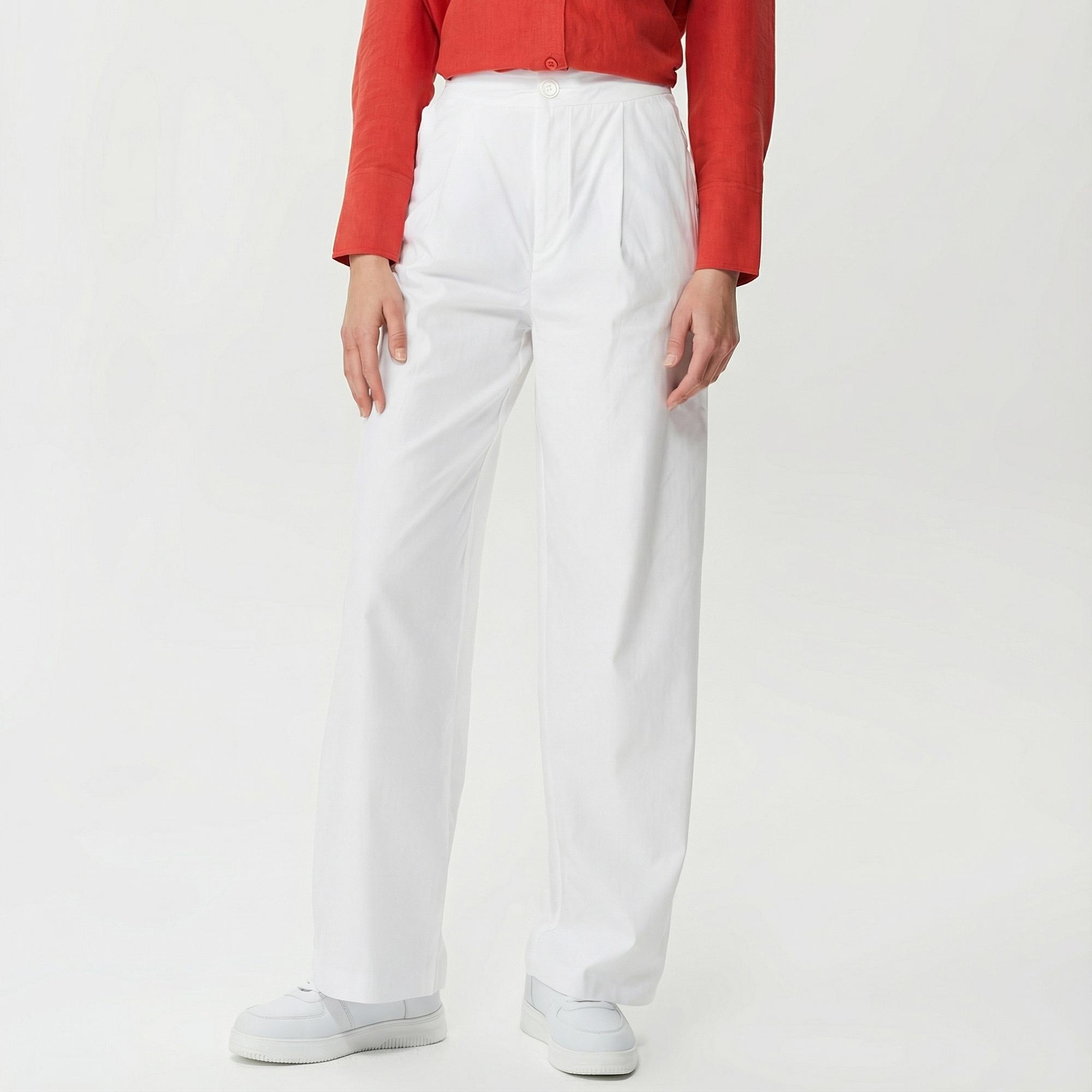 Nautica Kadın Beyaz Pantolon