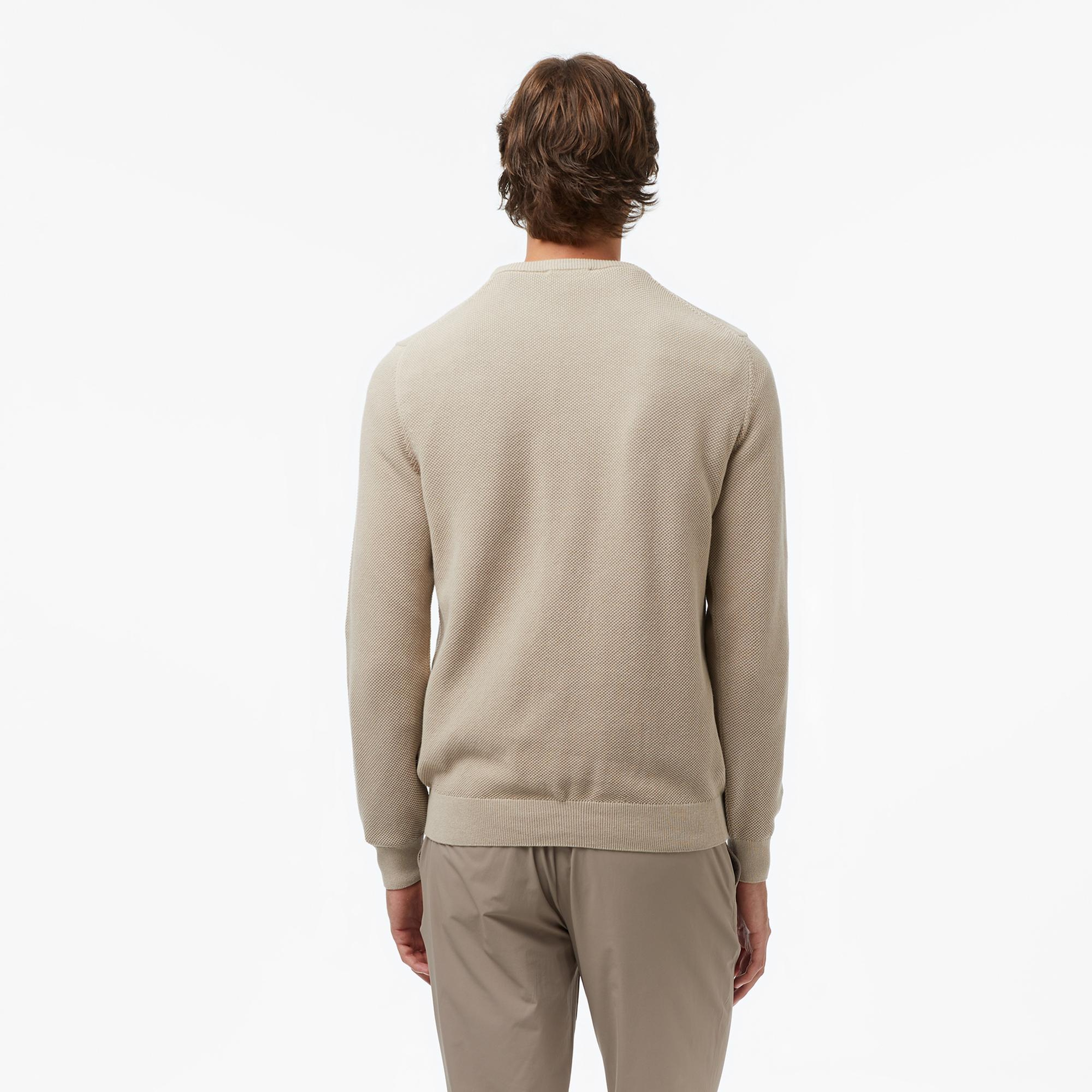 Nautica Erkek Bej Classic Fit Kazak