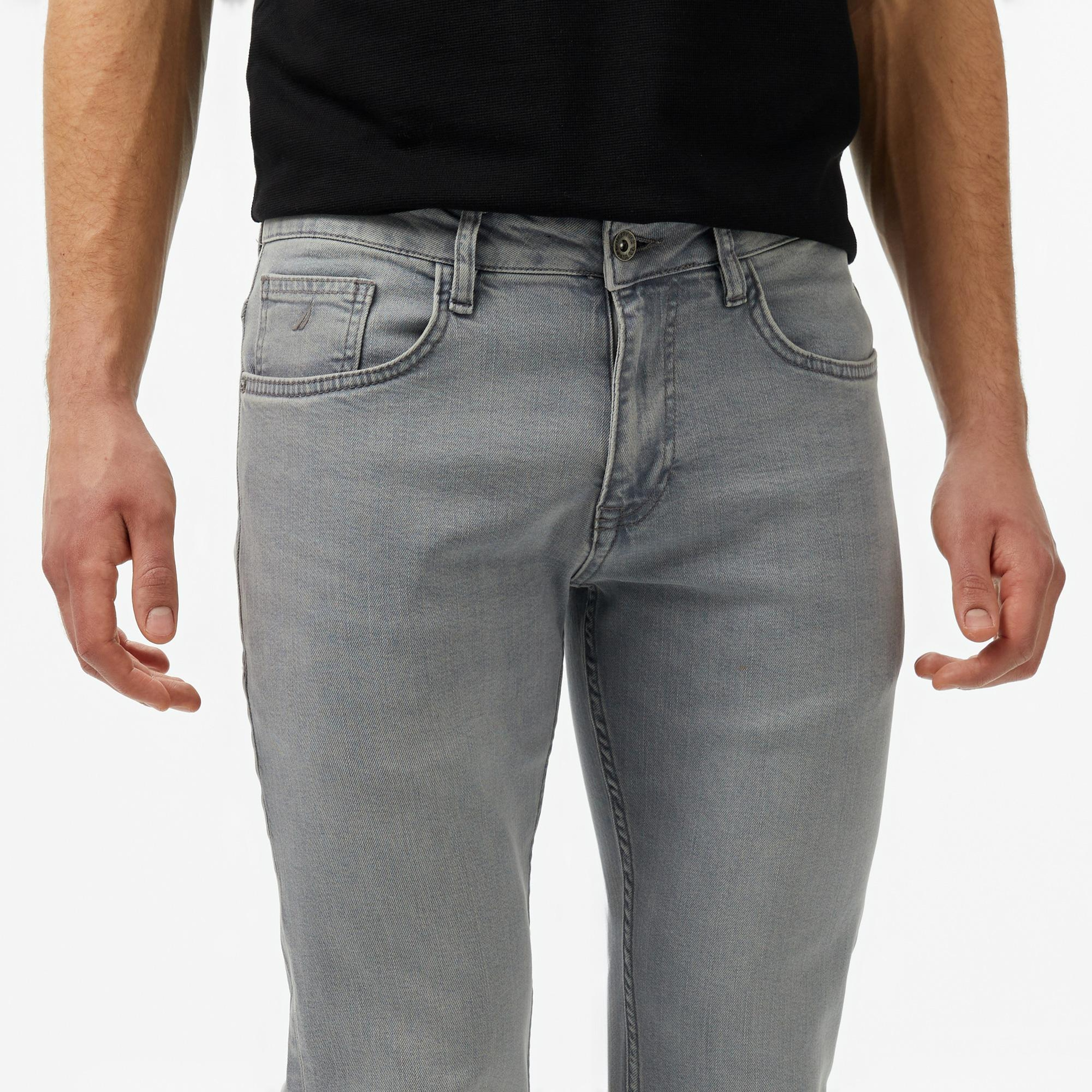 Nautica Erkek Bej Jogger Keten Pantolon