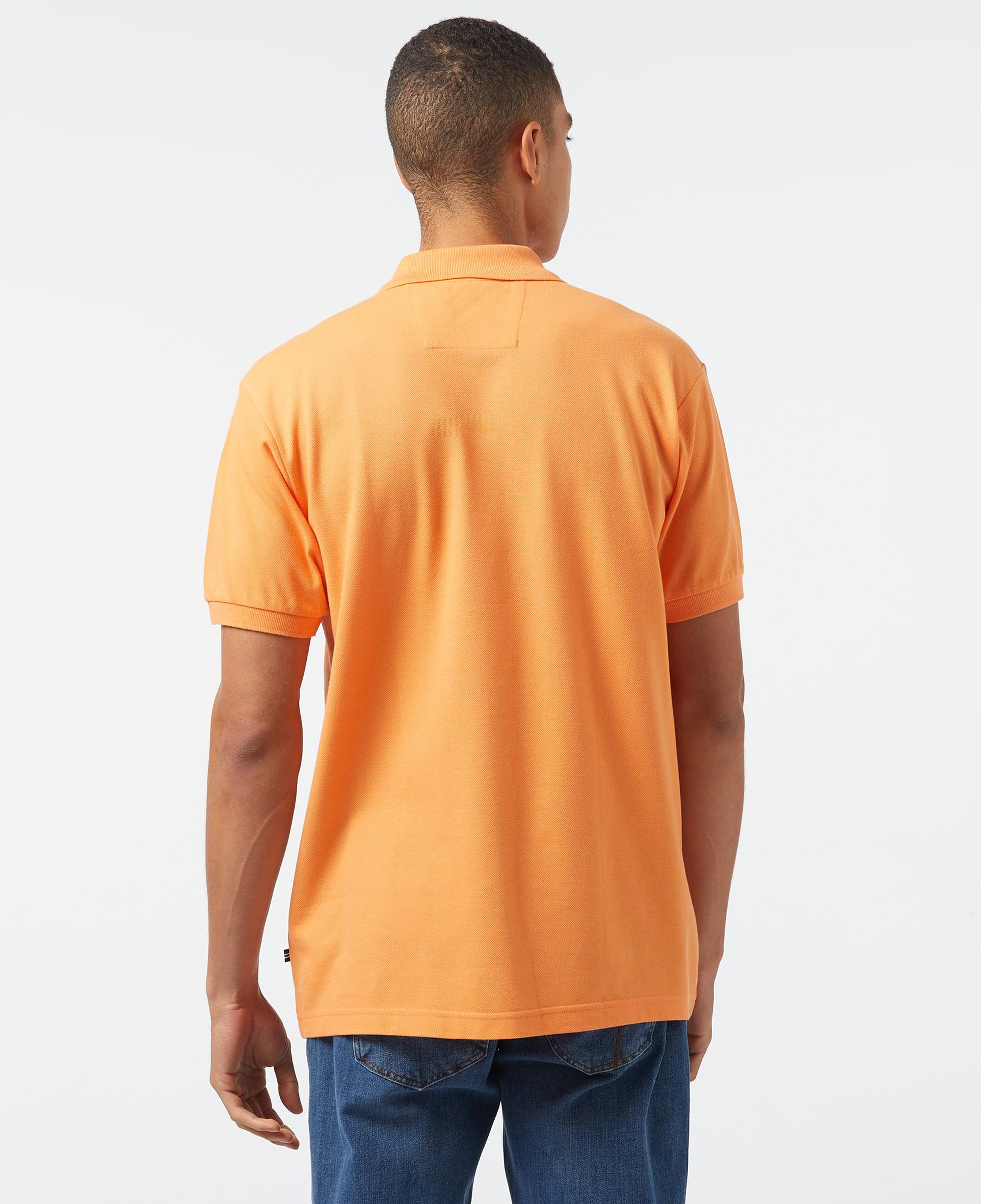 Nautica Erkek Turuncu Classic Fit Kısa Kollu Polo Yaka T-Shirt