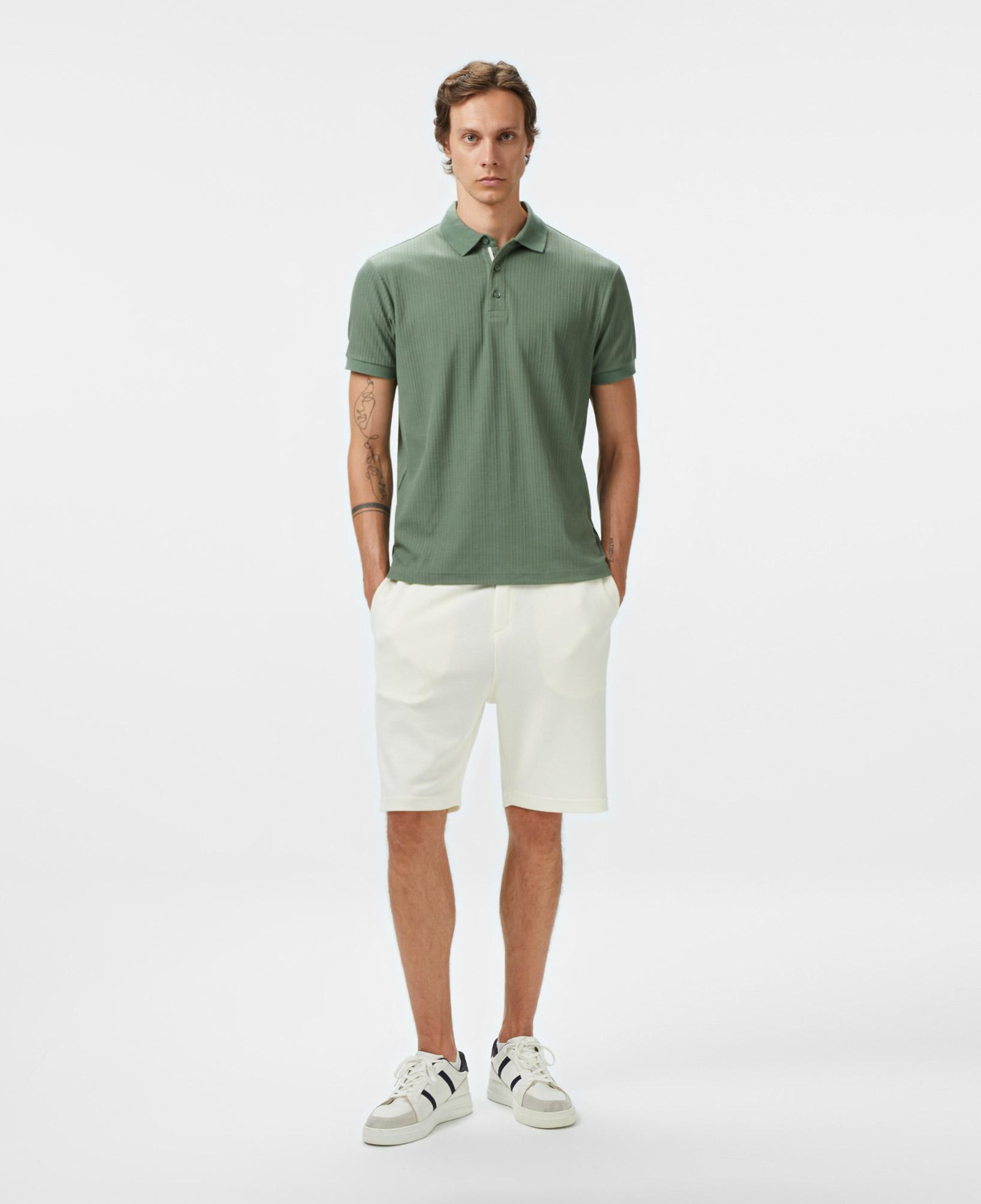 Nautica Erkek Yeşil Regular Fit Polo Yaka T-Shirt