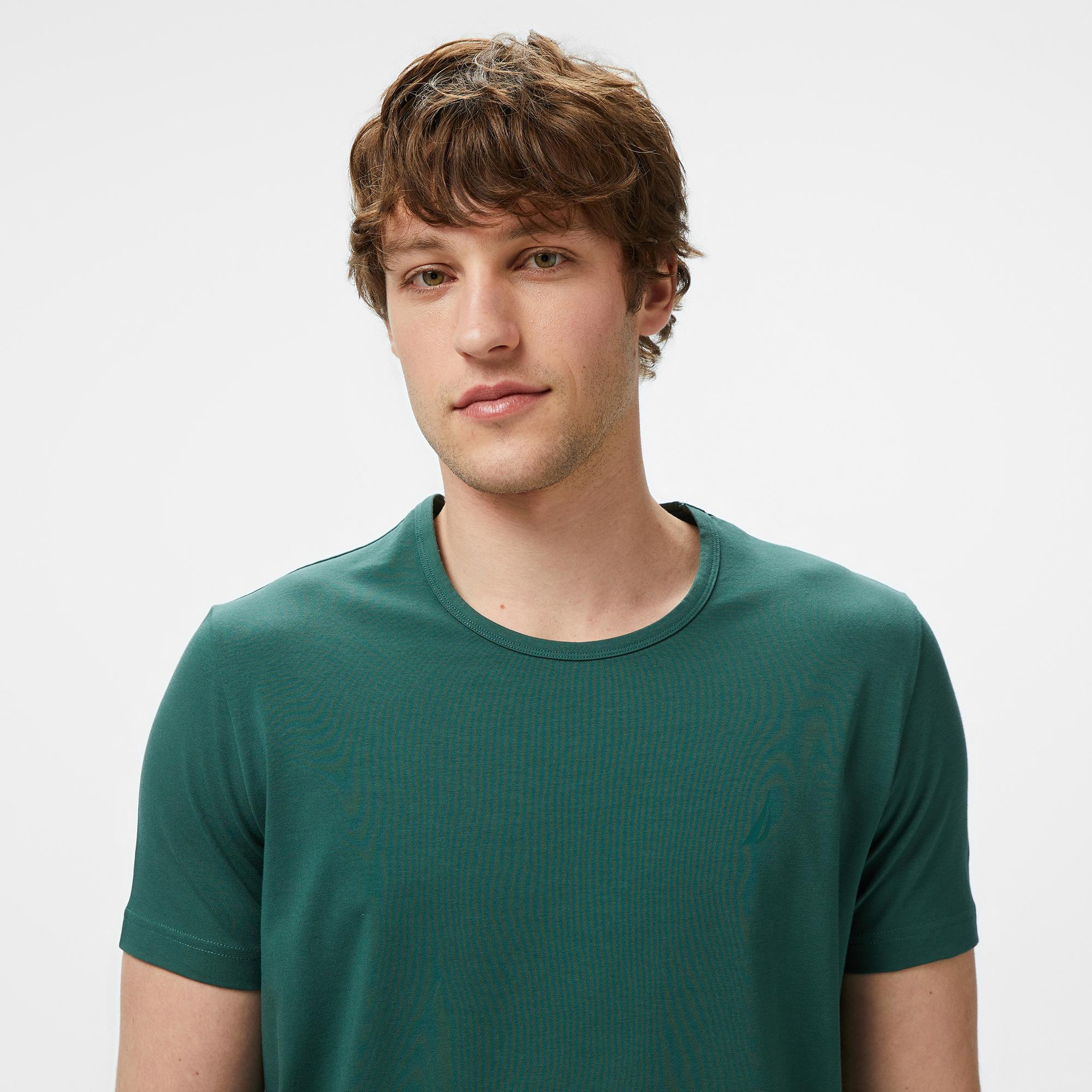 Nautica Erkek Yeşil Regular Fit T-Shirt