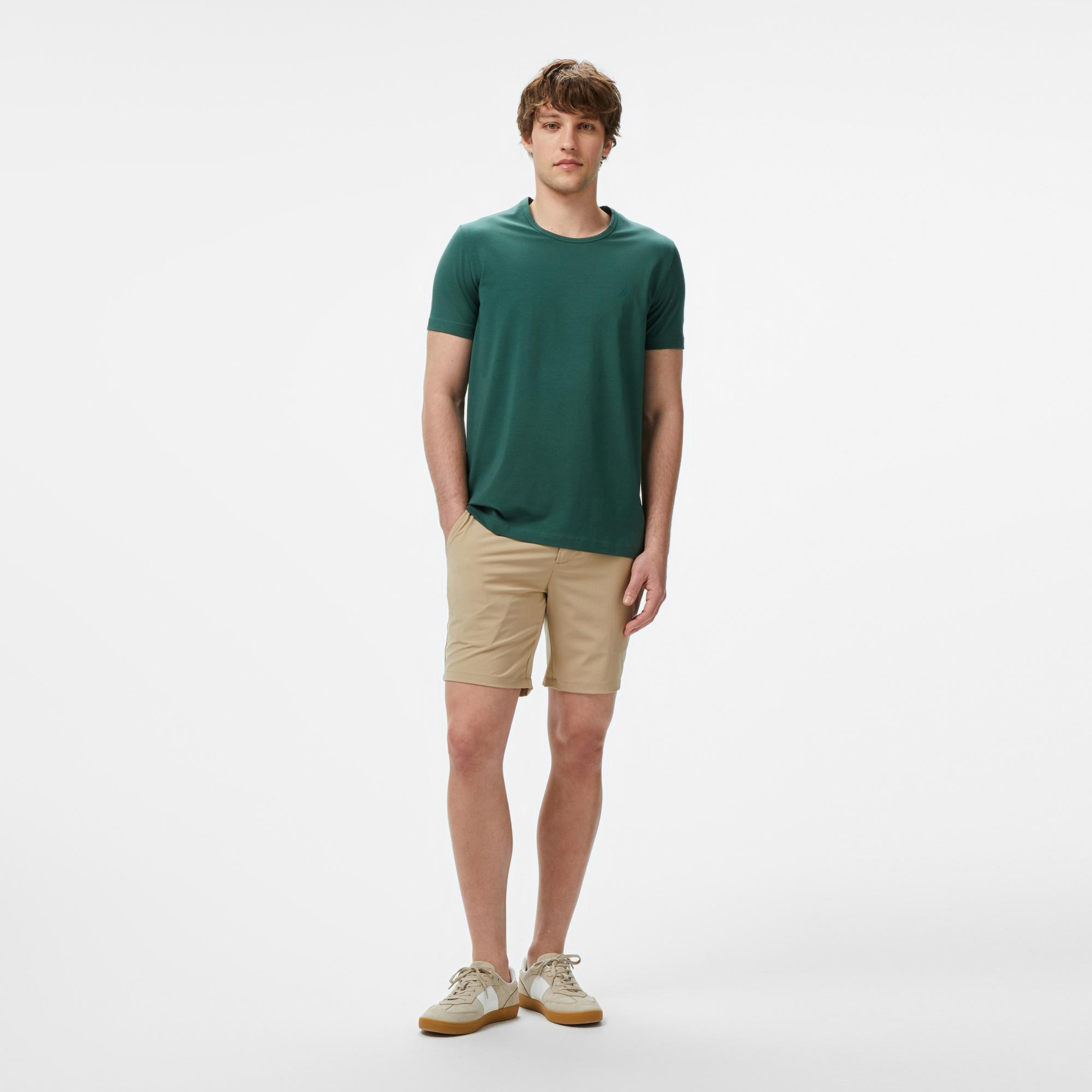 Nautica Erkek Yeşil Regular Fit T-Shirt