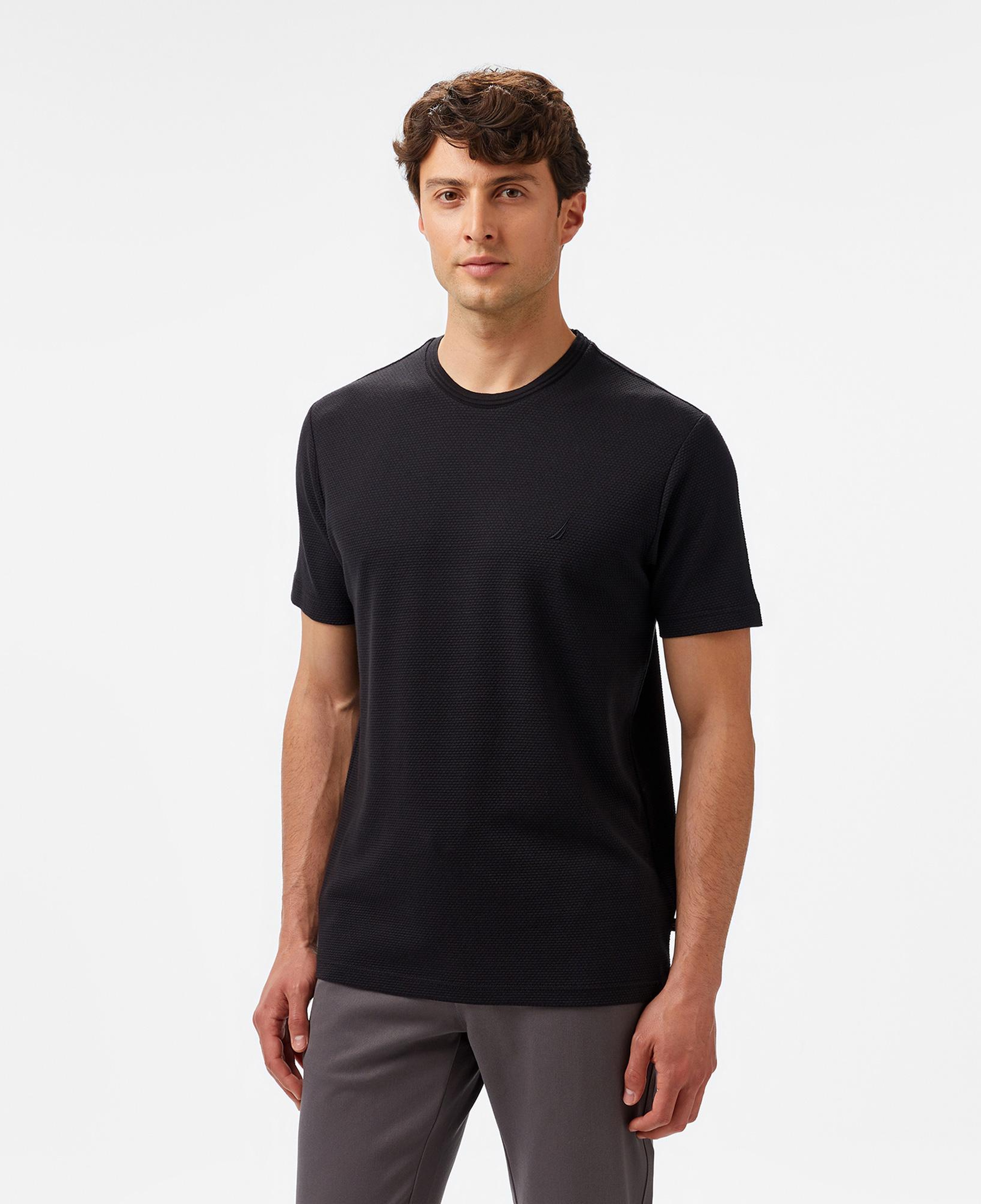 Nautica Erkek Siyah Regular Fit T-Shirt