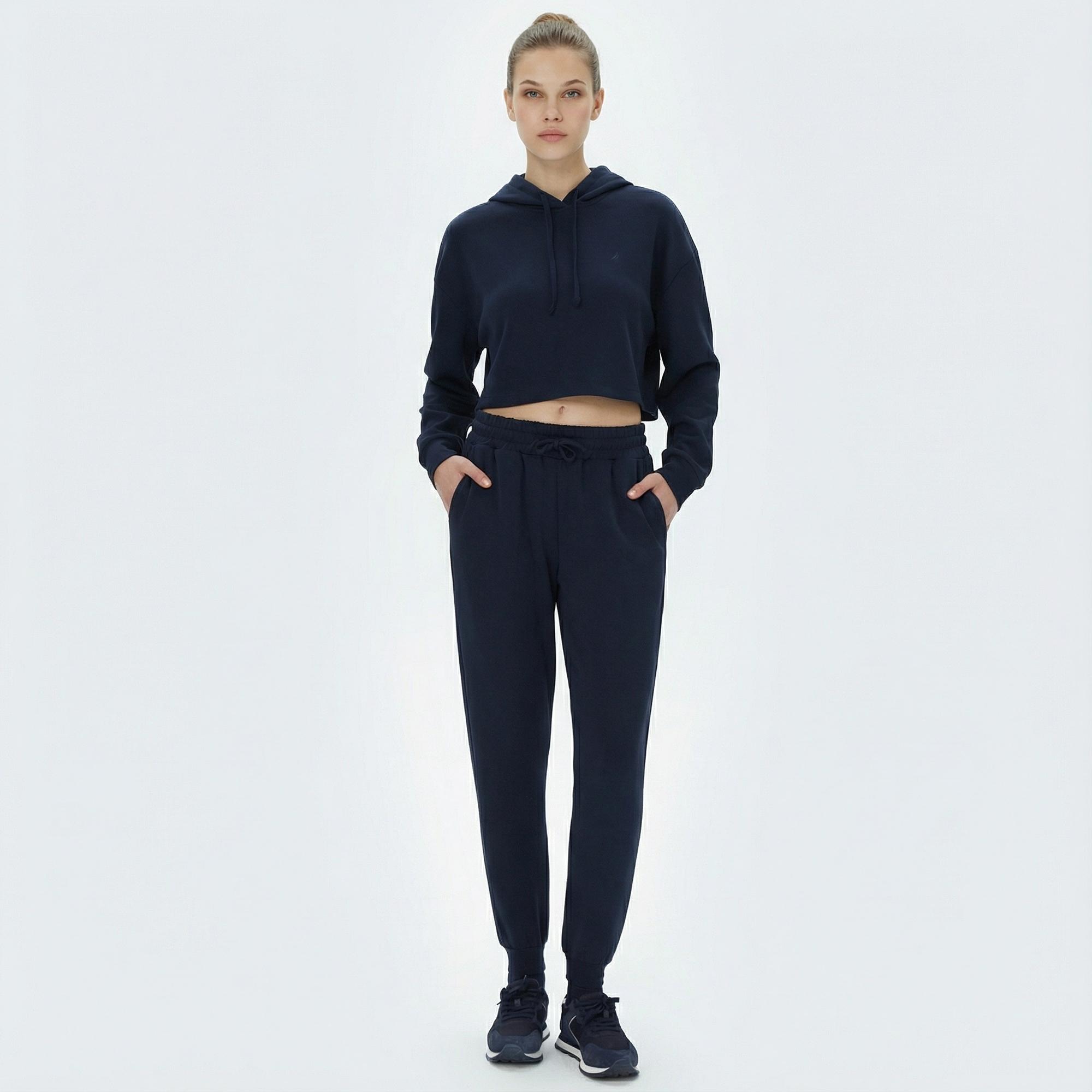 Nautica Kadın Lacivert Hoodie