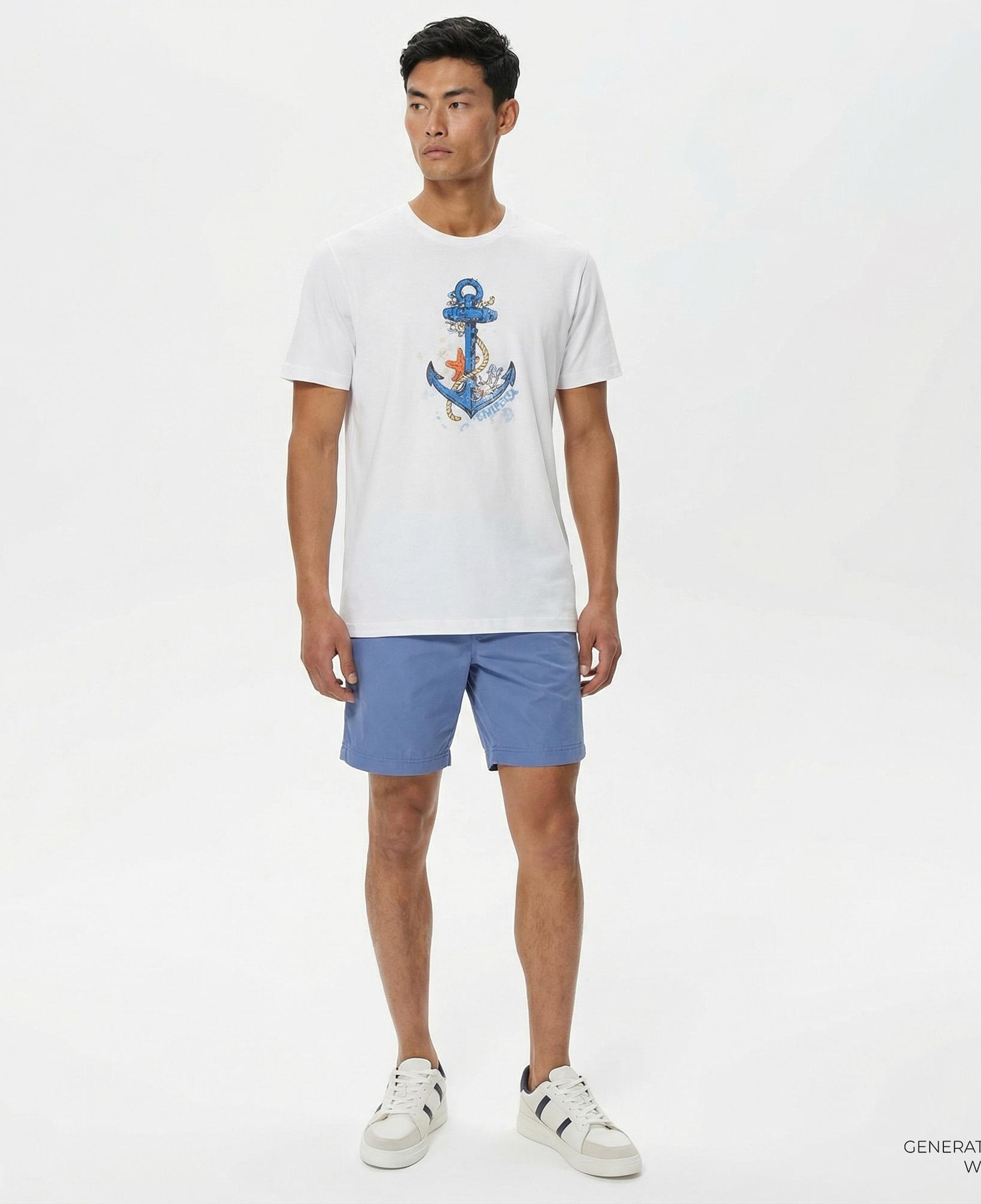 Nautica Erkek Mavi Bermuda