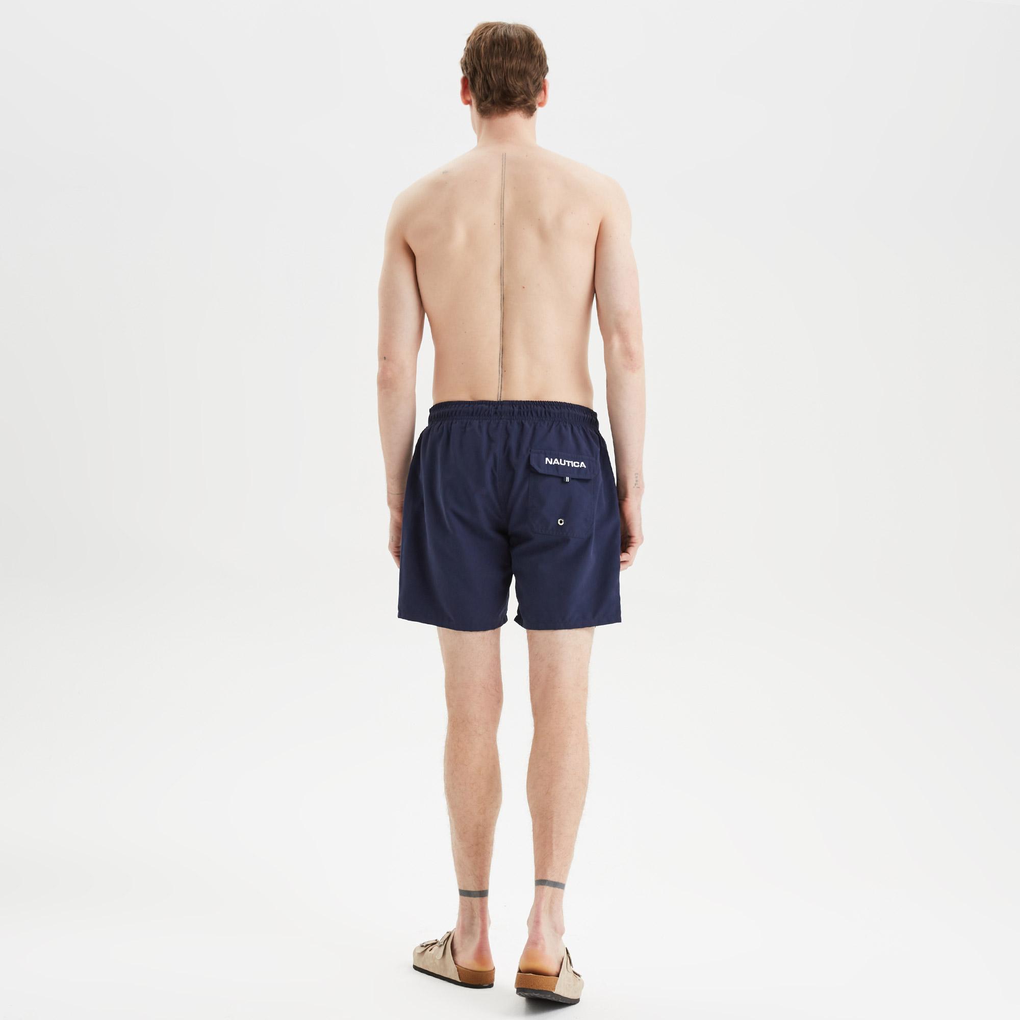 Nautica Erkek Lacivert Regular Fit Deniz Şortu