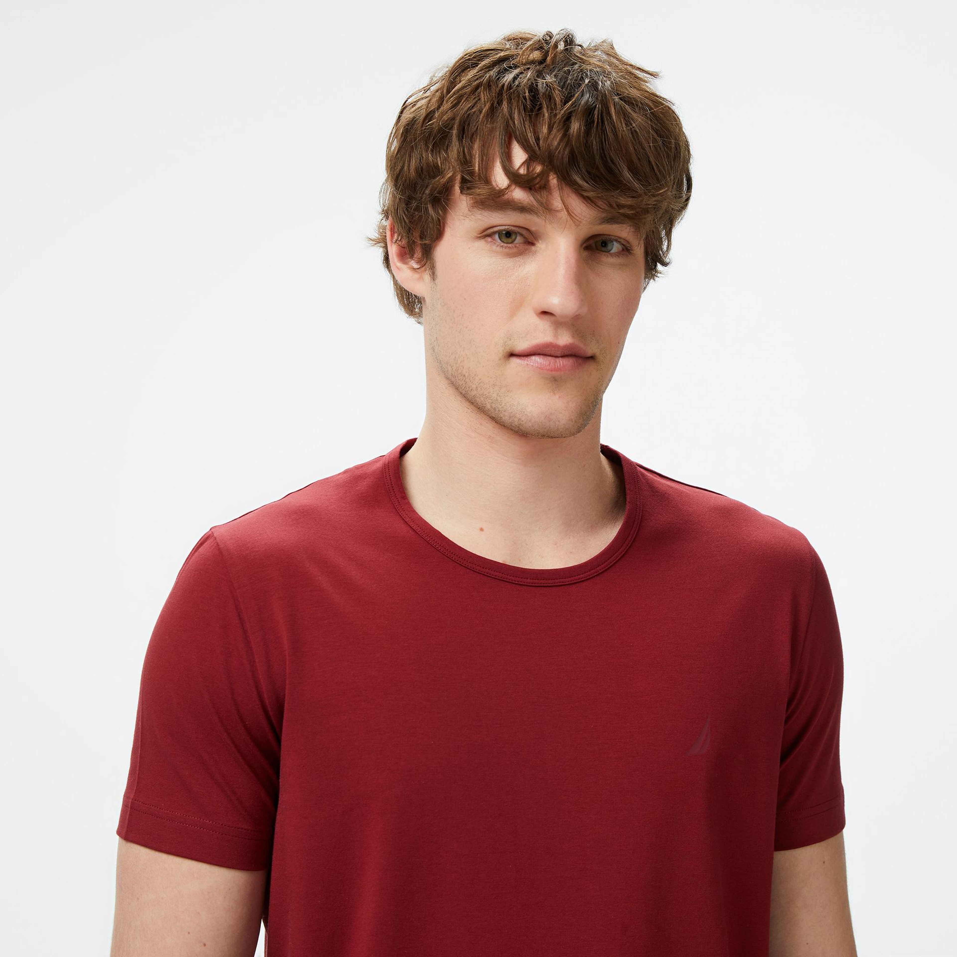 Nautica Erkek Kırmızı Regular Fit T-Shirt