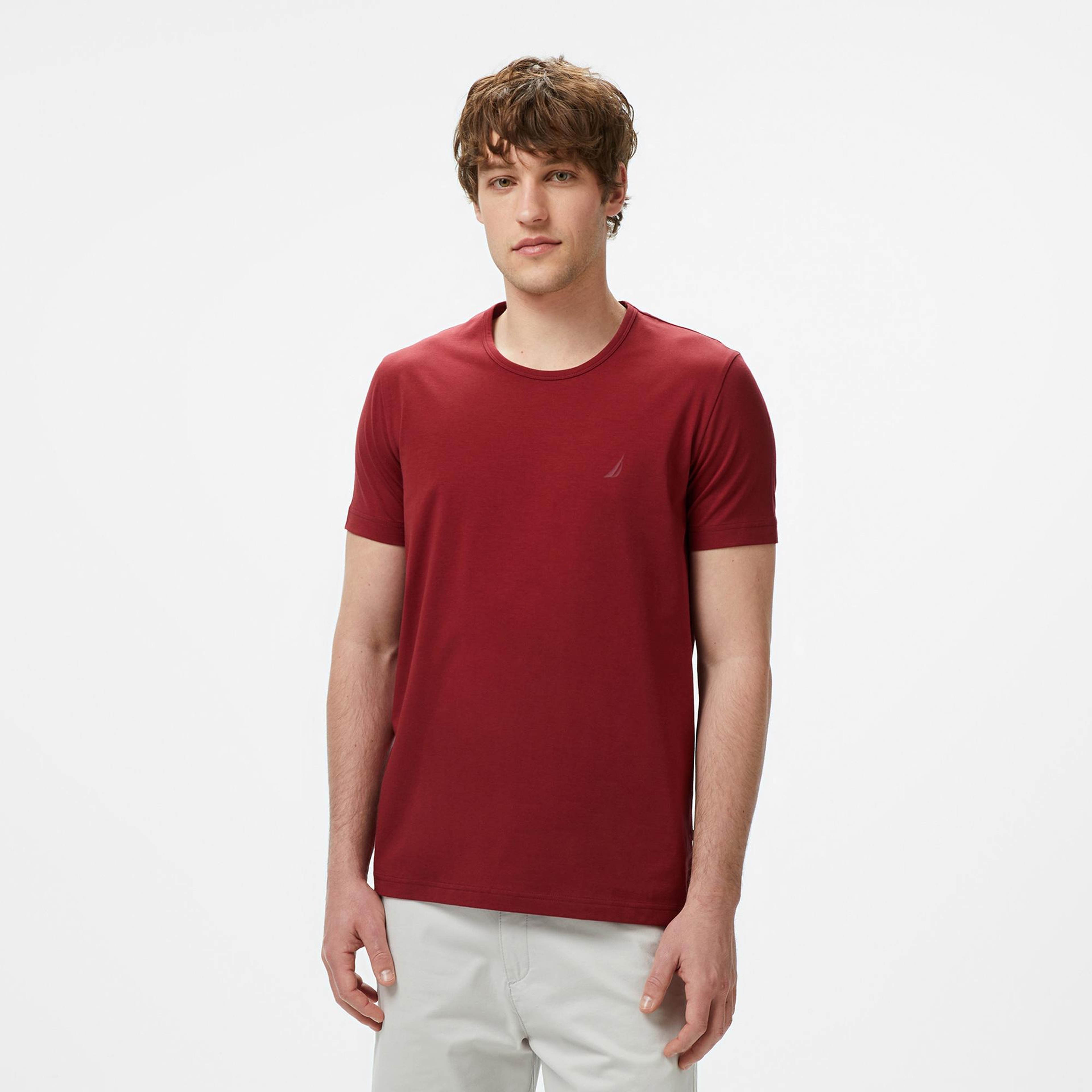 Nautica Erkek Kırmızı Regular Fit T-Shirt