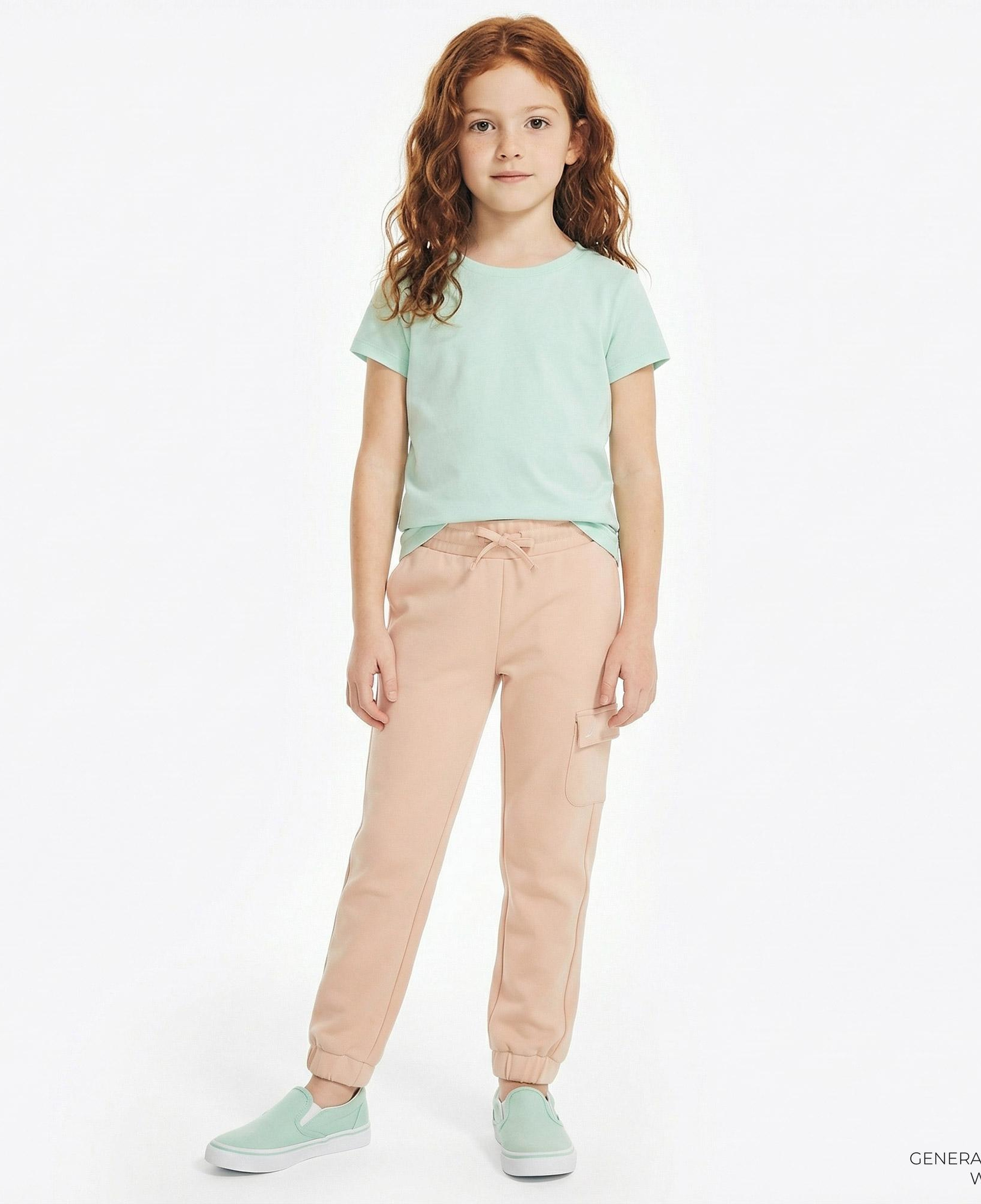 Nautica Kız Çocuk Pembe Standart Fit Eşofman Altı