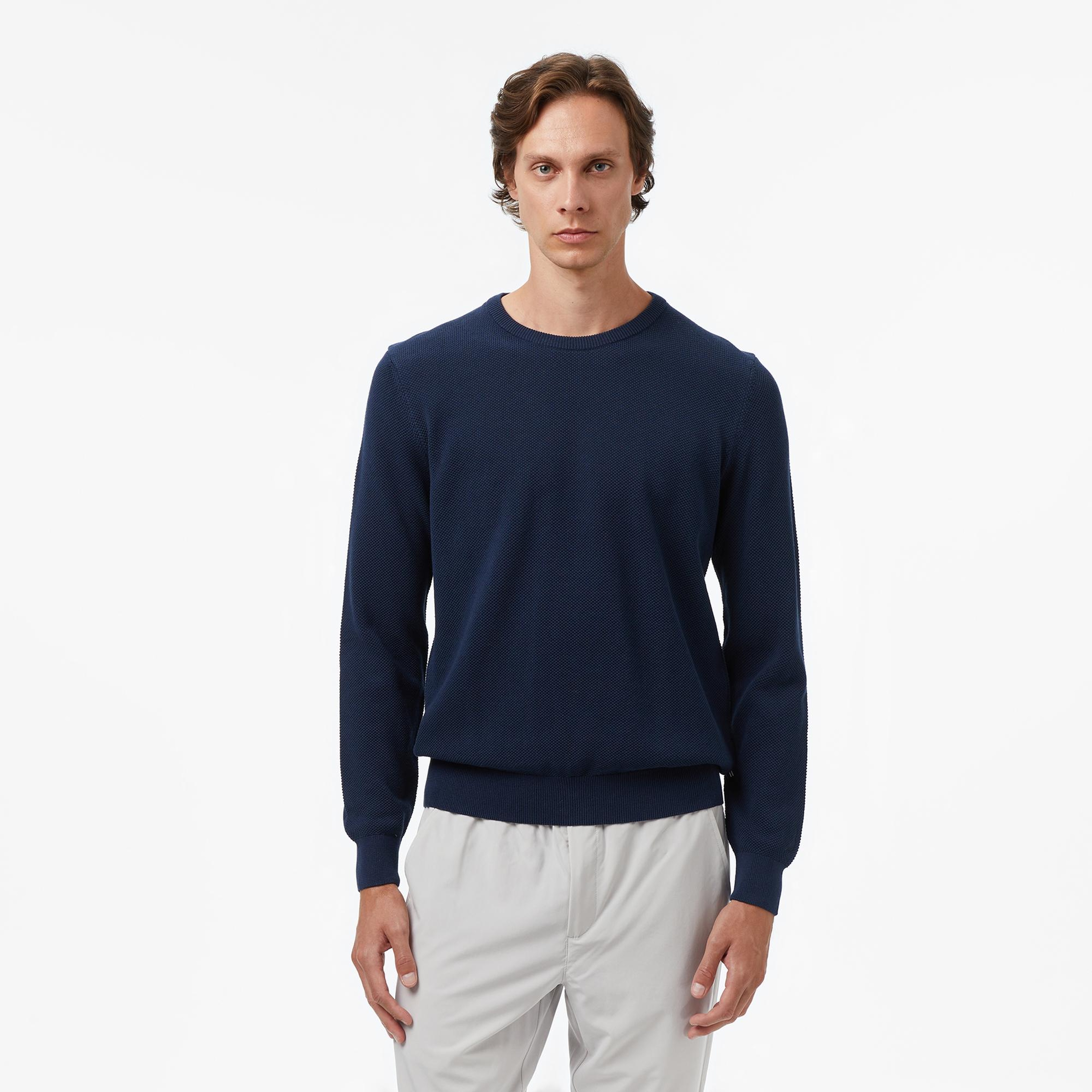 Nautica Erkek Lacivert Classic Fit Kazak