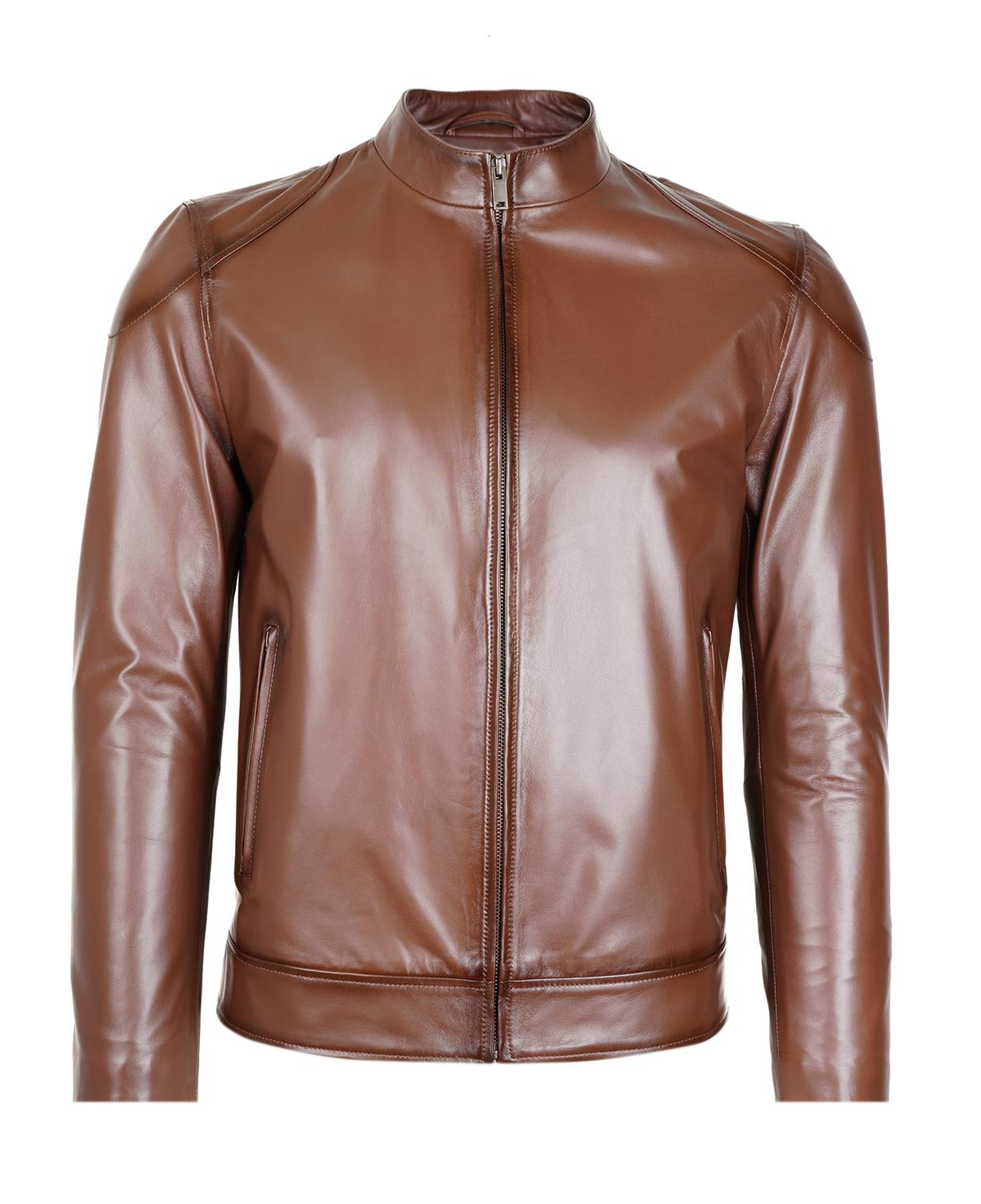 Manlio Kahve Erkek Deri Mont