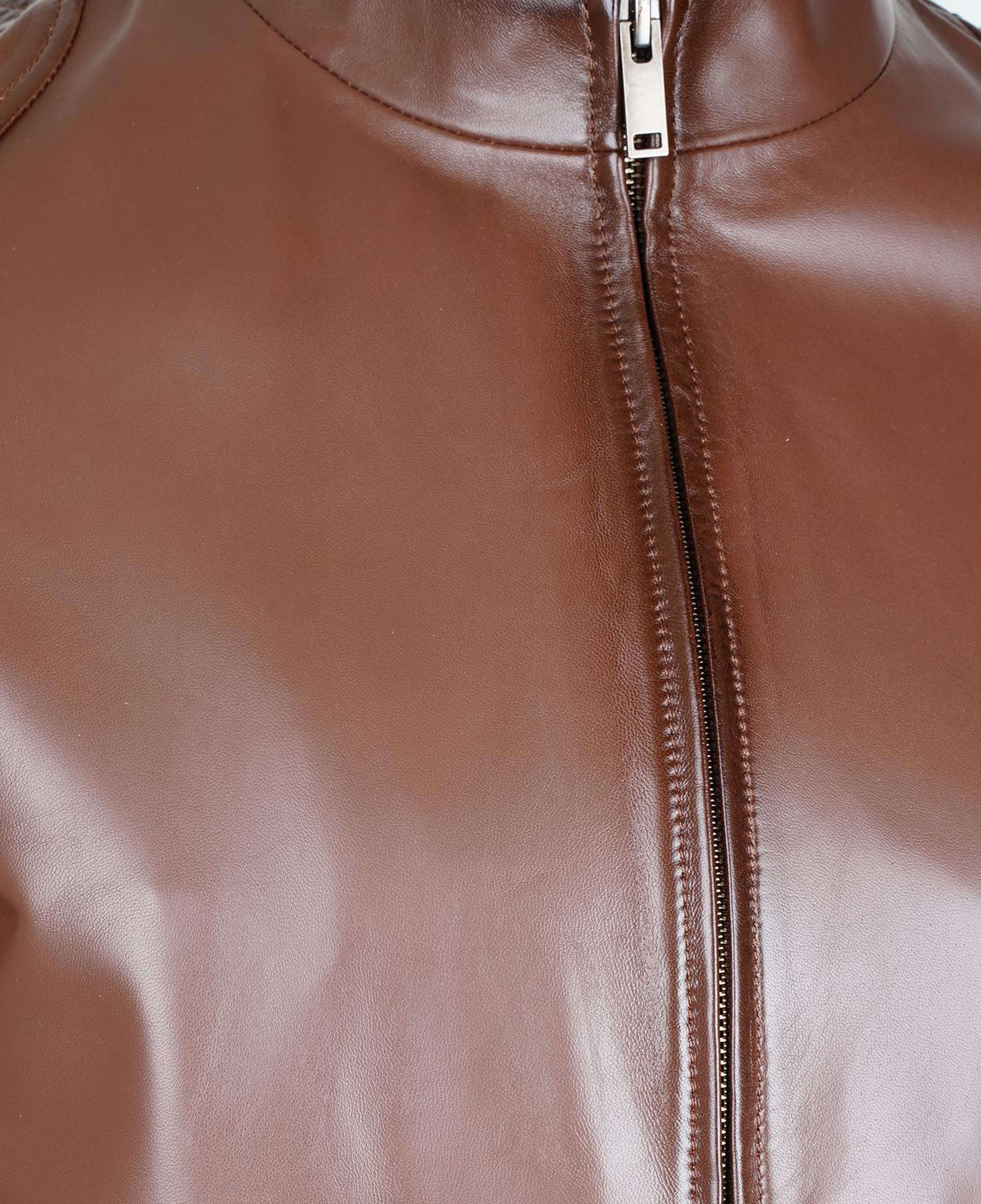 Manlio Kahve Erkek Deri Mont