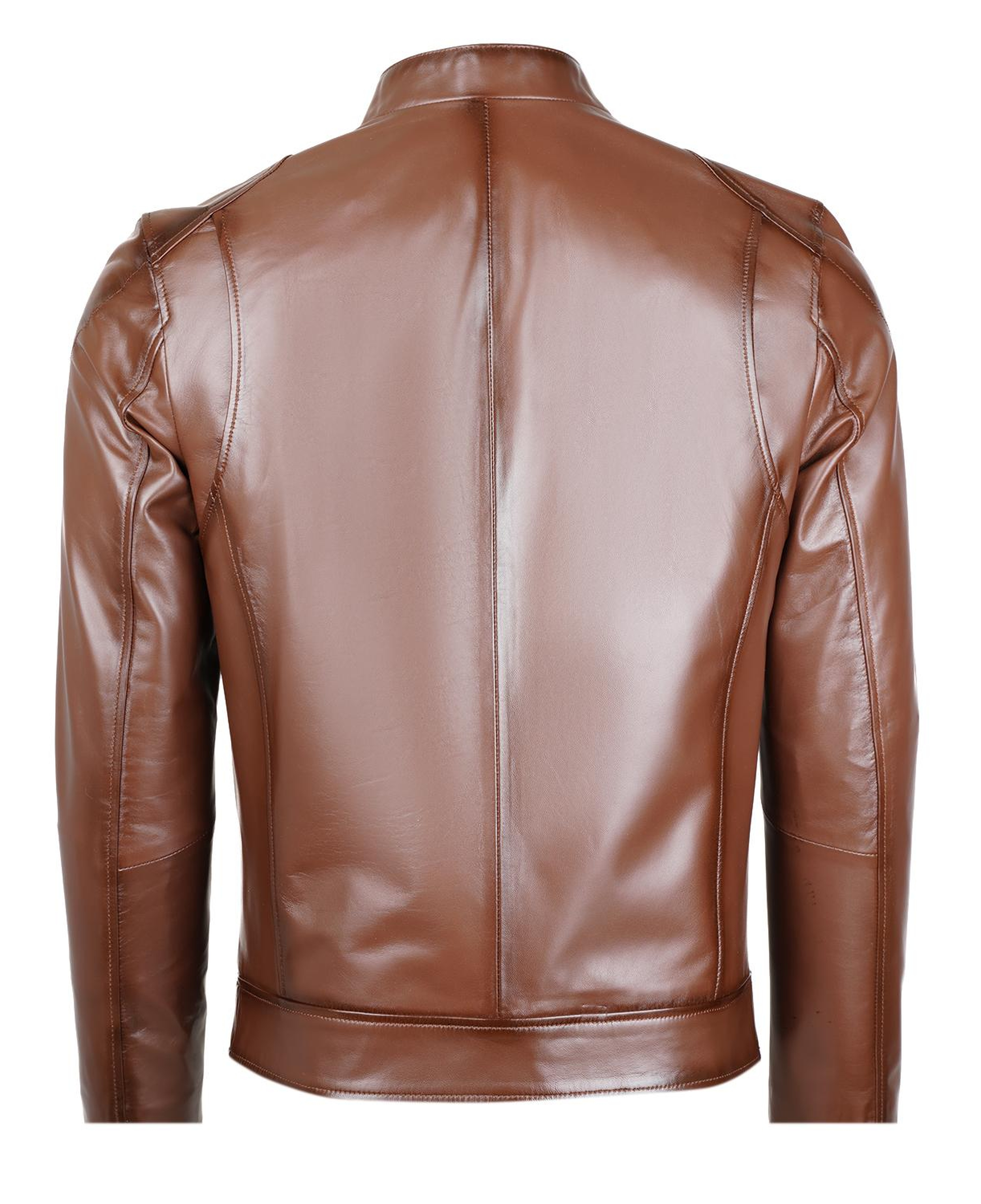 Manlio Kahve Erkek Deri Mont