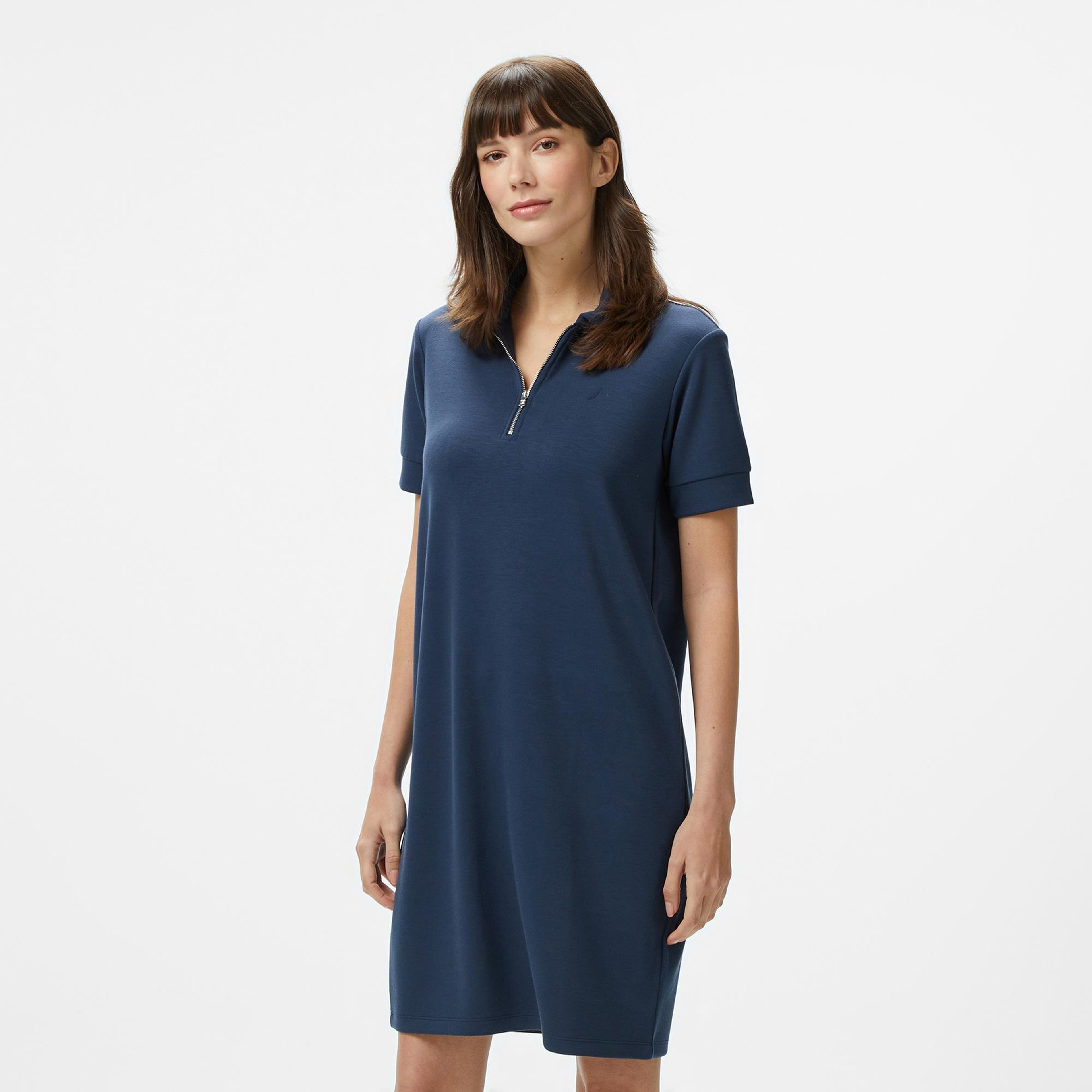 Nautica Kadın Lacivert Regular Fit Elbise
