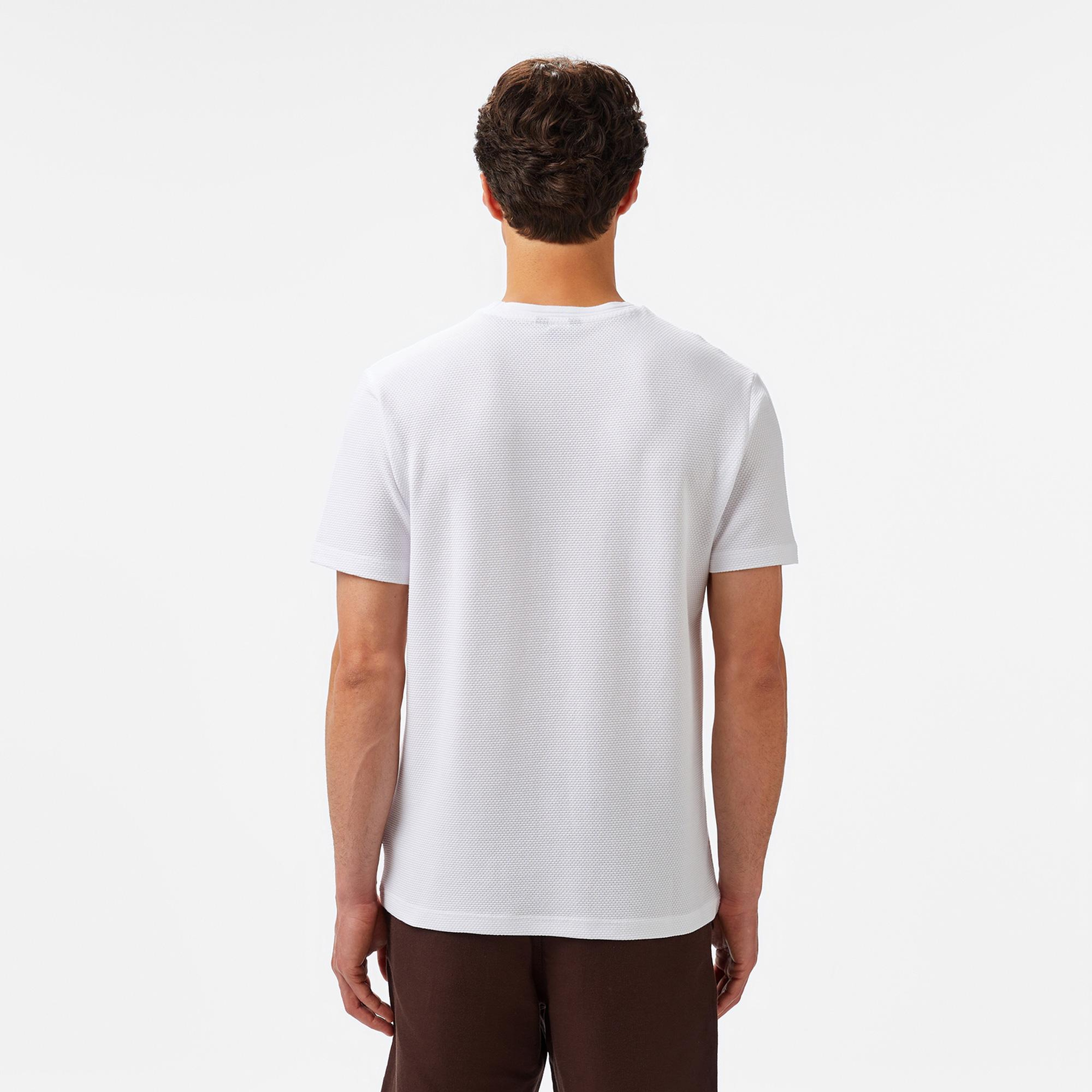 Nautica Erkek Beyaz Regular Fit T-Shirt