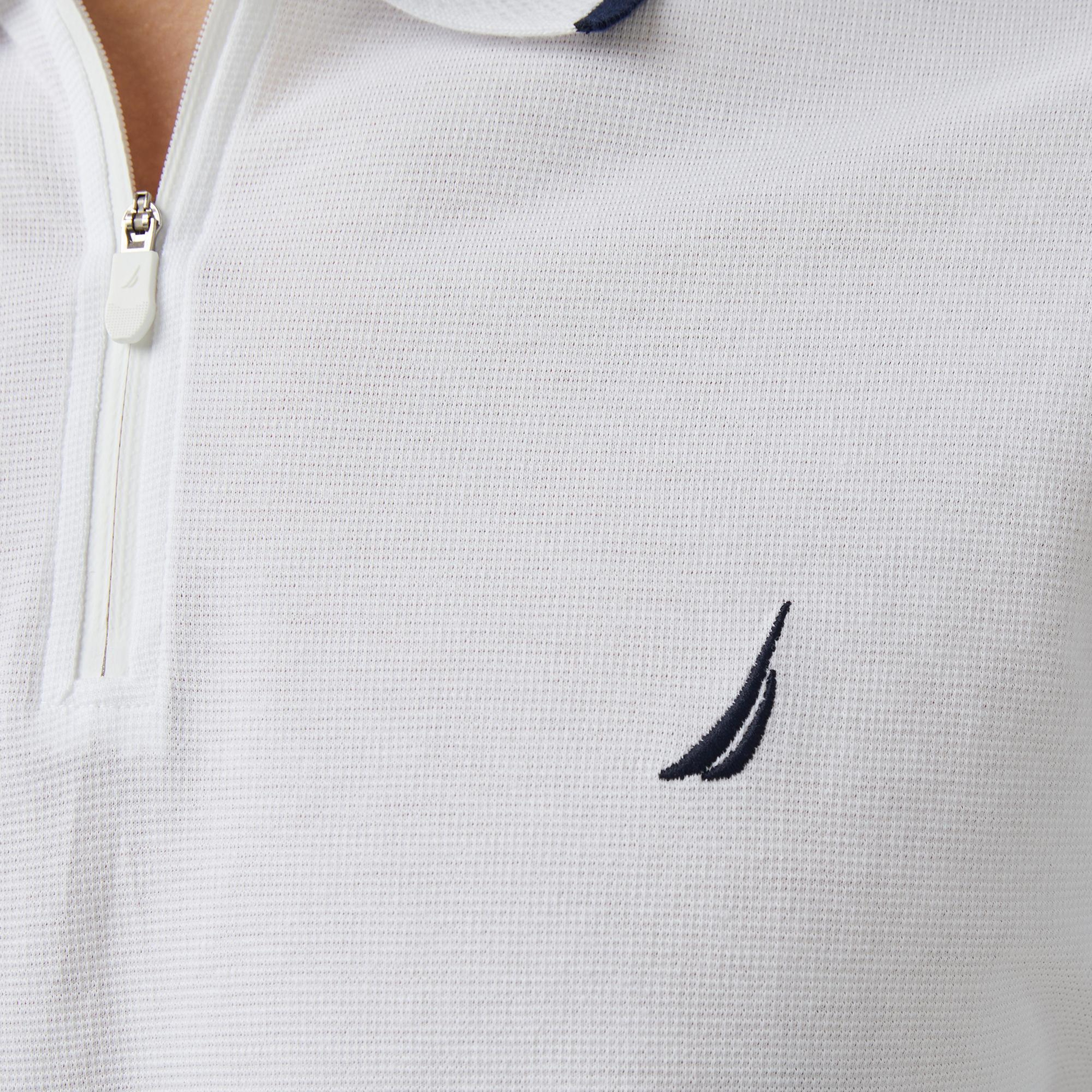 Nautica Erkek Beyaz Classic Fit Polo Yaka T-Shirt