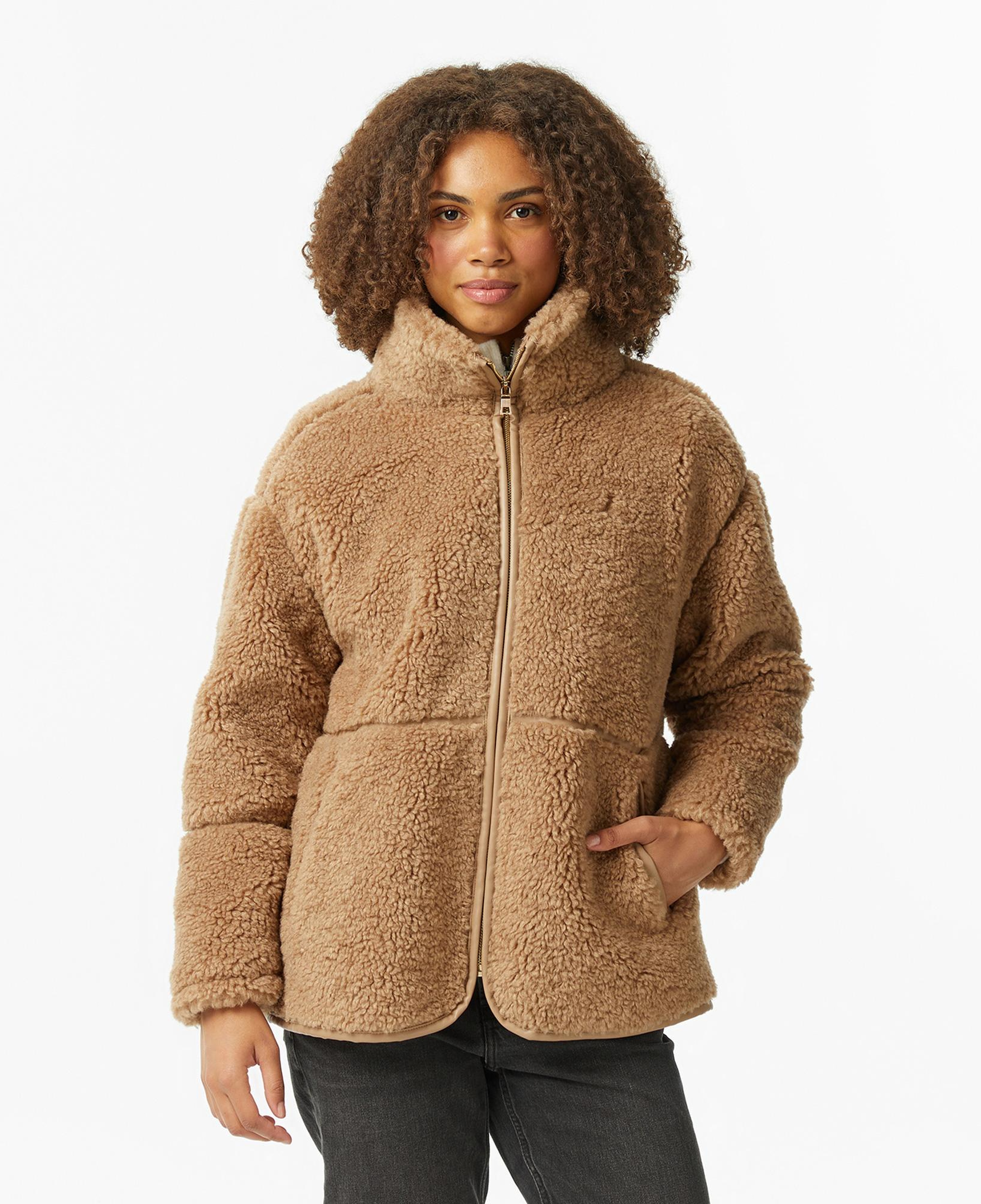 Nautica Kadın Bej Regular Fit Mont