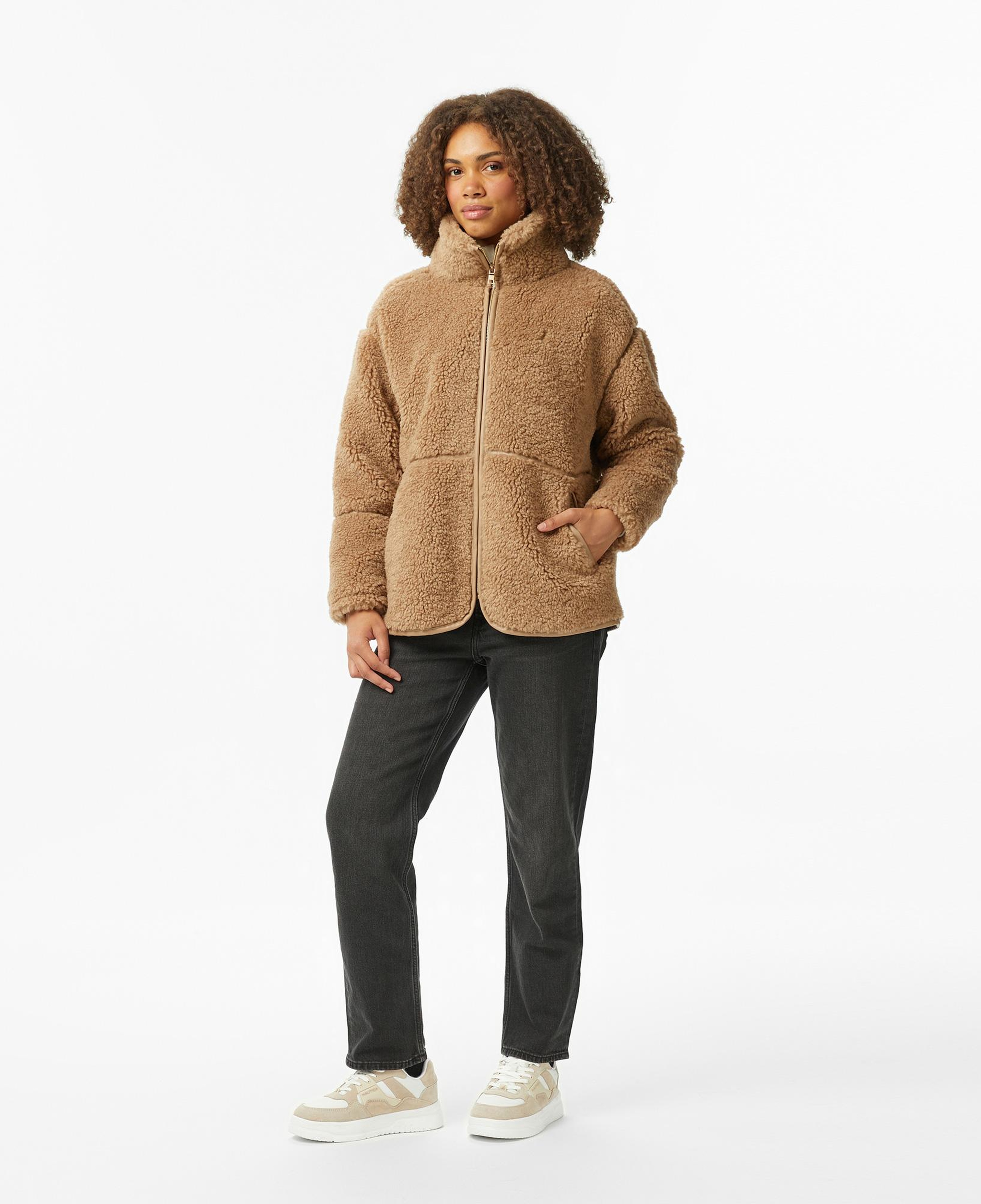 Nautica Kadın Bej Regular Fit Mont