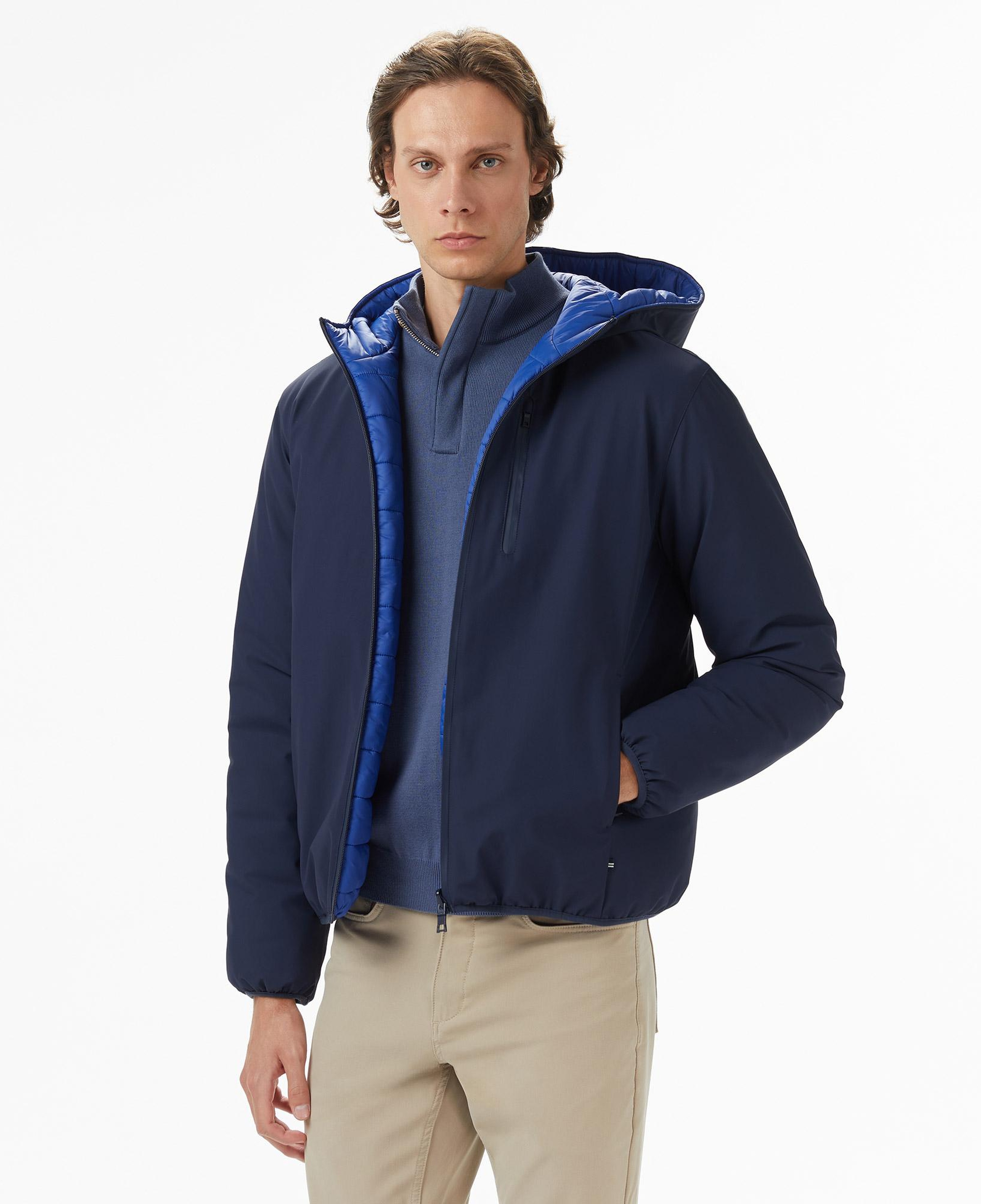 Nautica Erkek Lacivert Regular Fit Çift Taraflı Mont