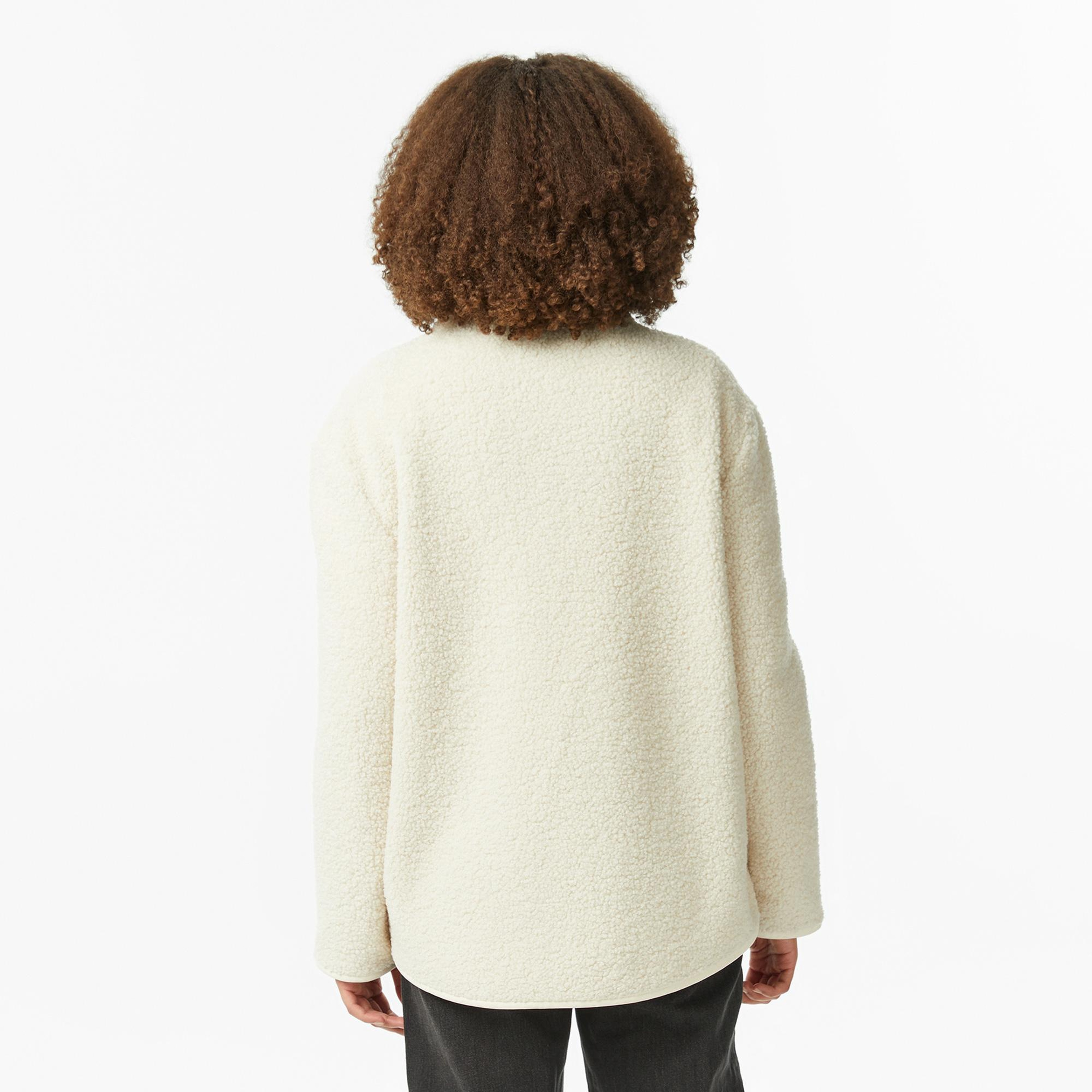 Nautica Kadın Krem Rengi Oversize Sweatshirt