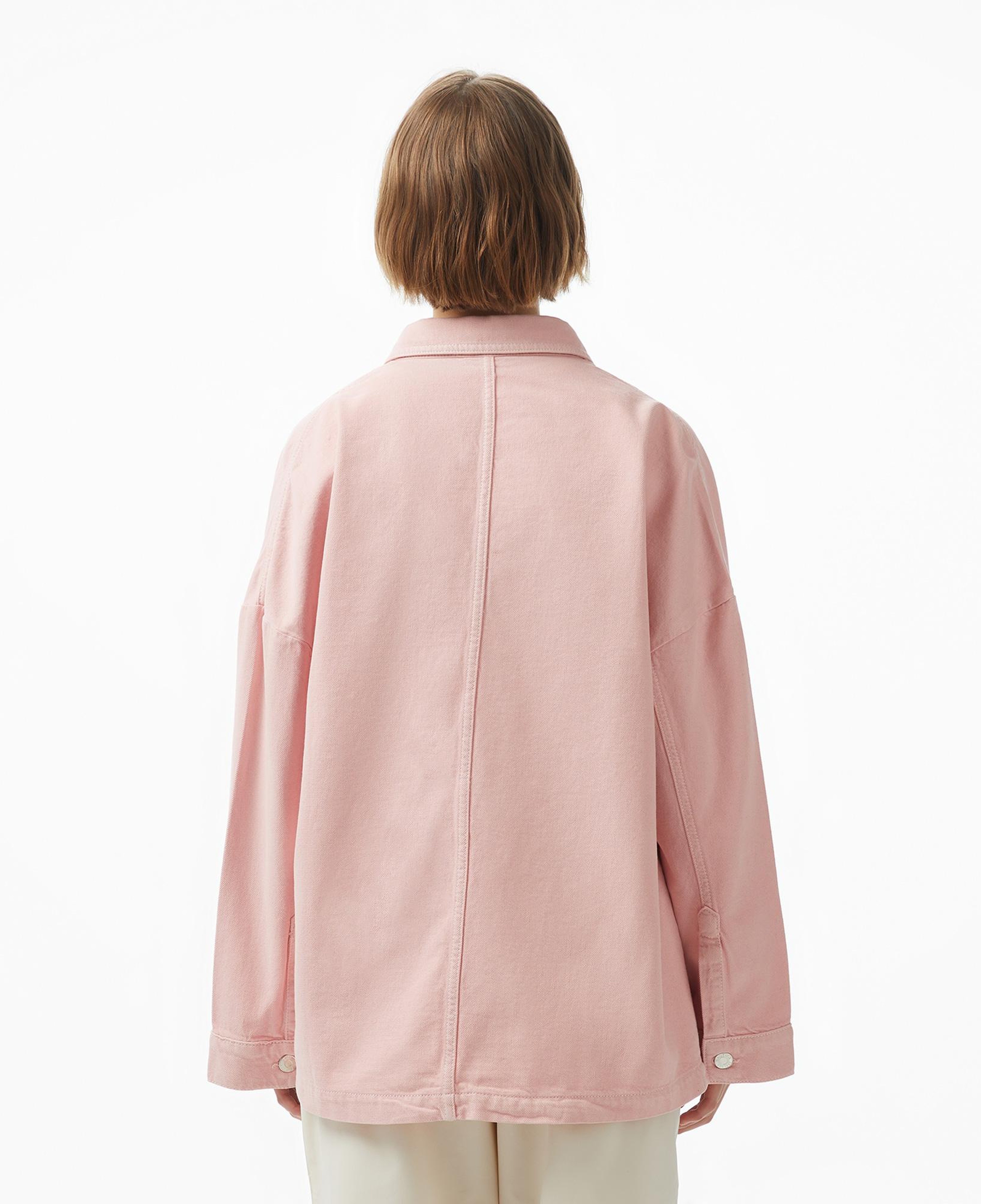 Nautica Kadın Pembe Oversize Fit Gömlek