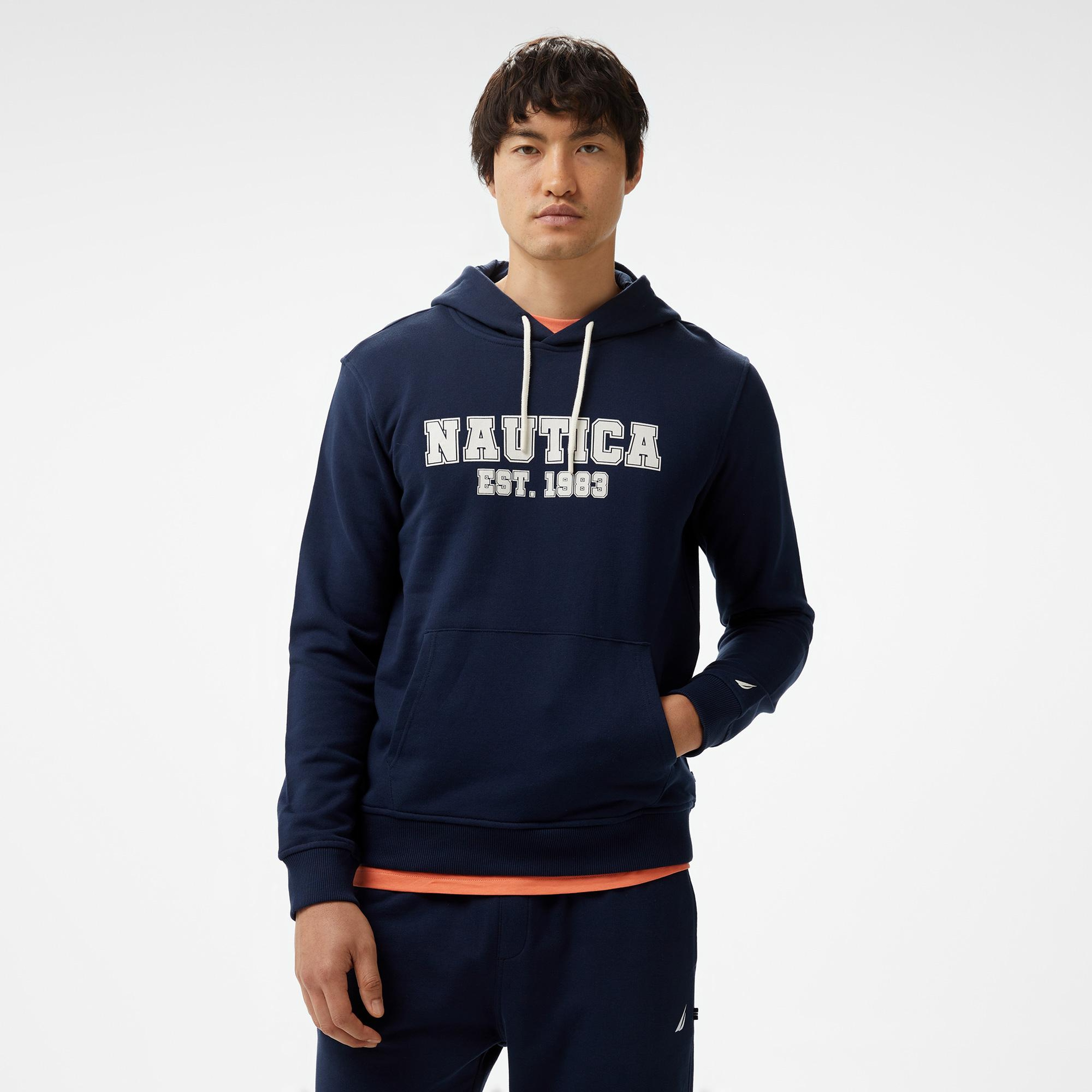 Nautica Erkek Lacivert Standart Fit Sweatshirt