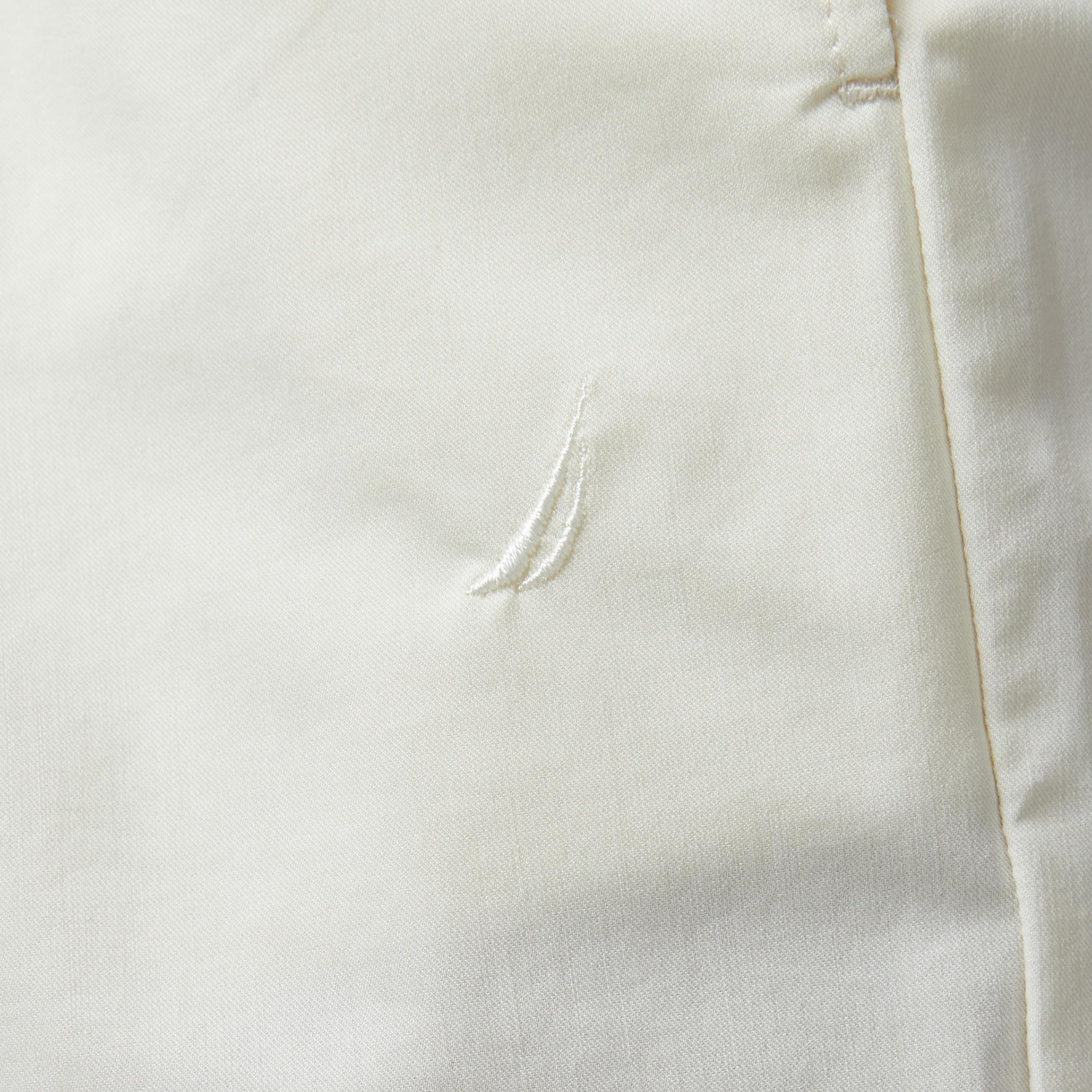 Nautica Kadın Krem Rengi Relaxed Fit Pantolon