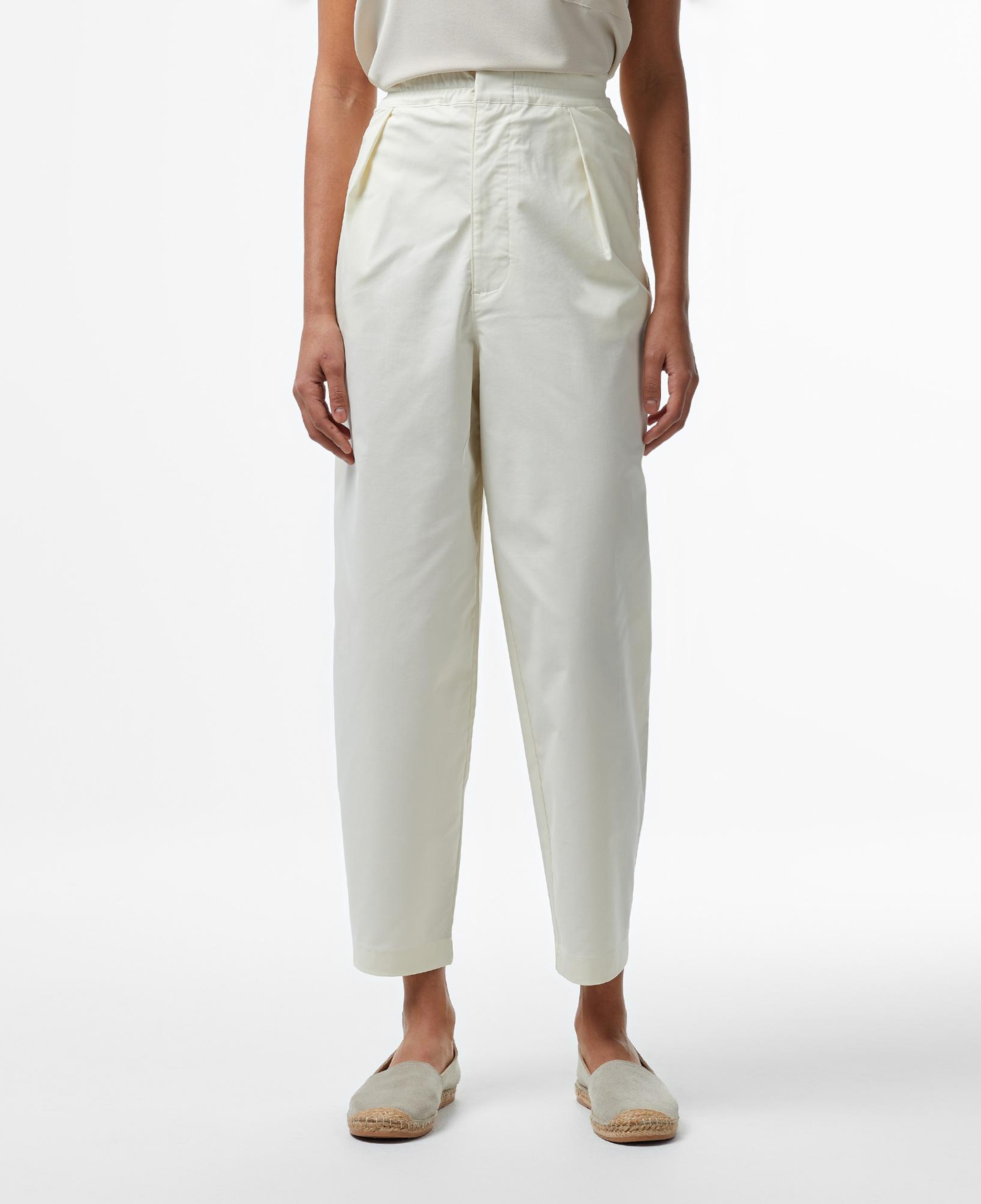 Nautica Kadın Krem Rengi Relaxed Fit Pantolon