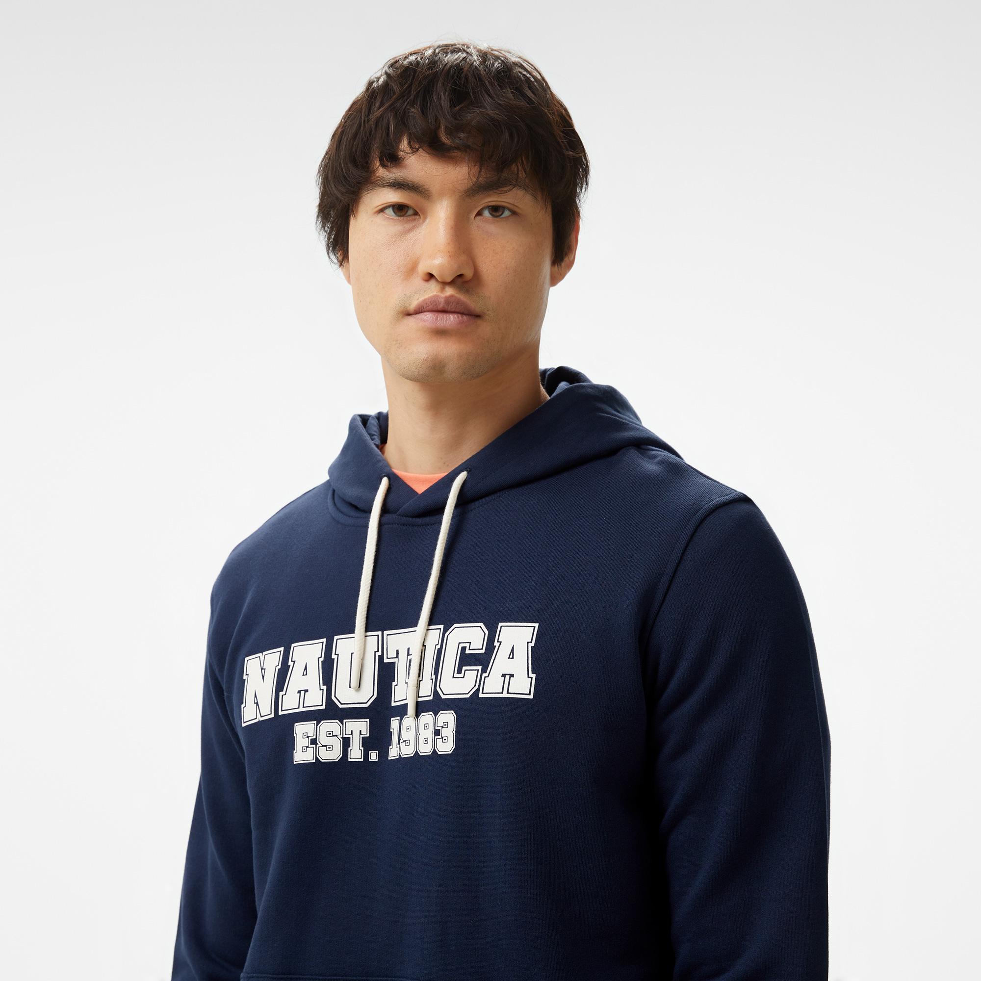 Nautica Erkek Lacivert Standart Fit Sweatshirt