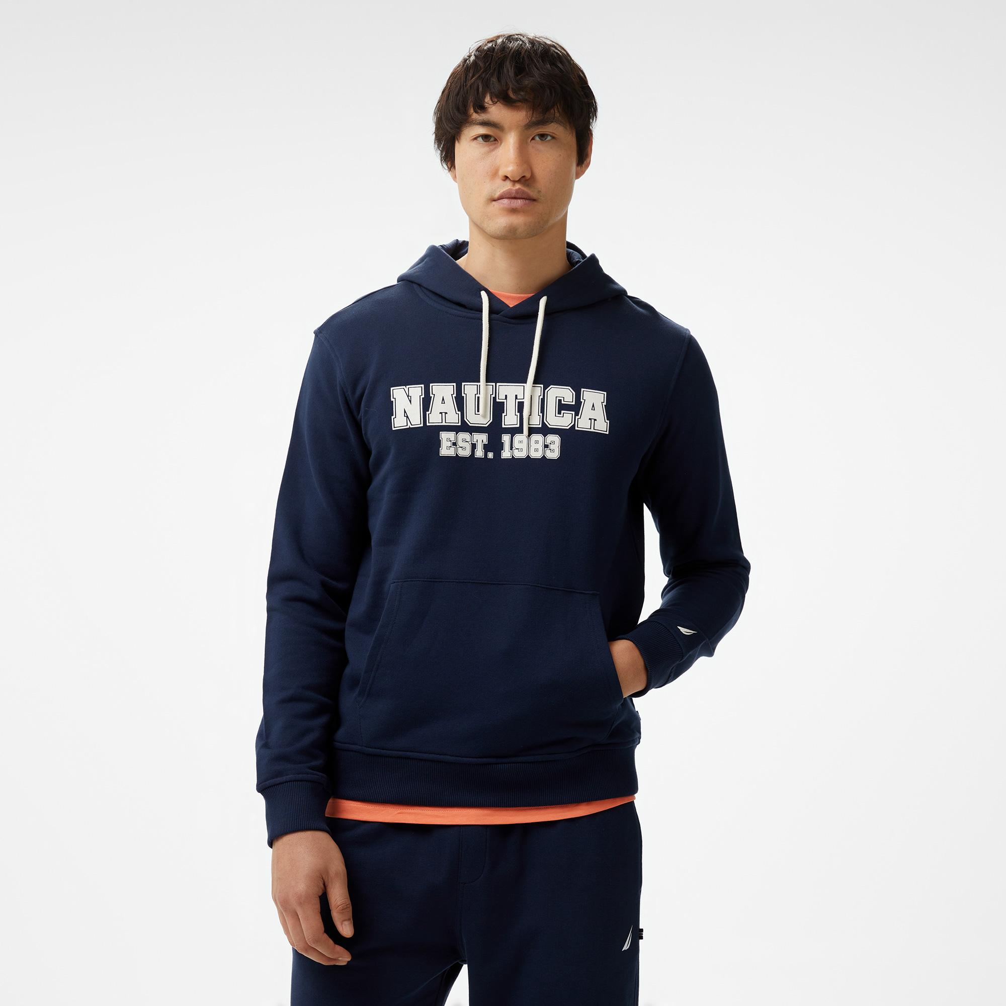 Nautica Erkek Lacivert Standart Fit Sweatshirt
