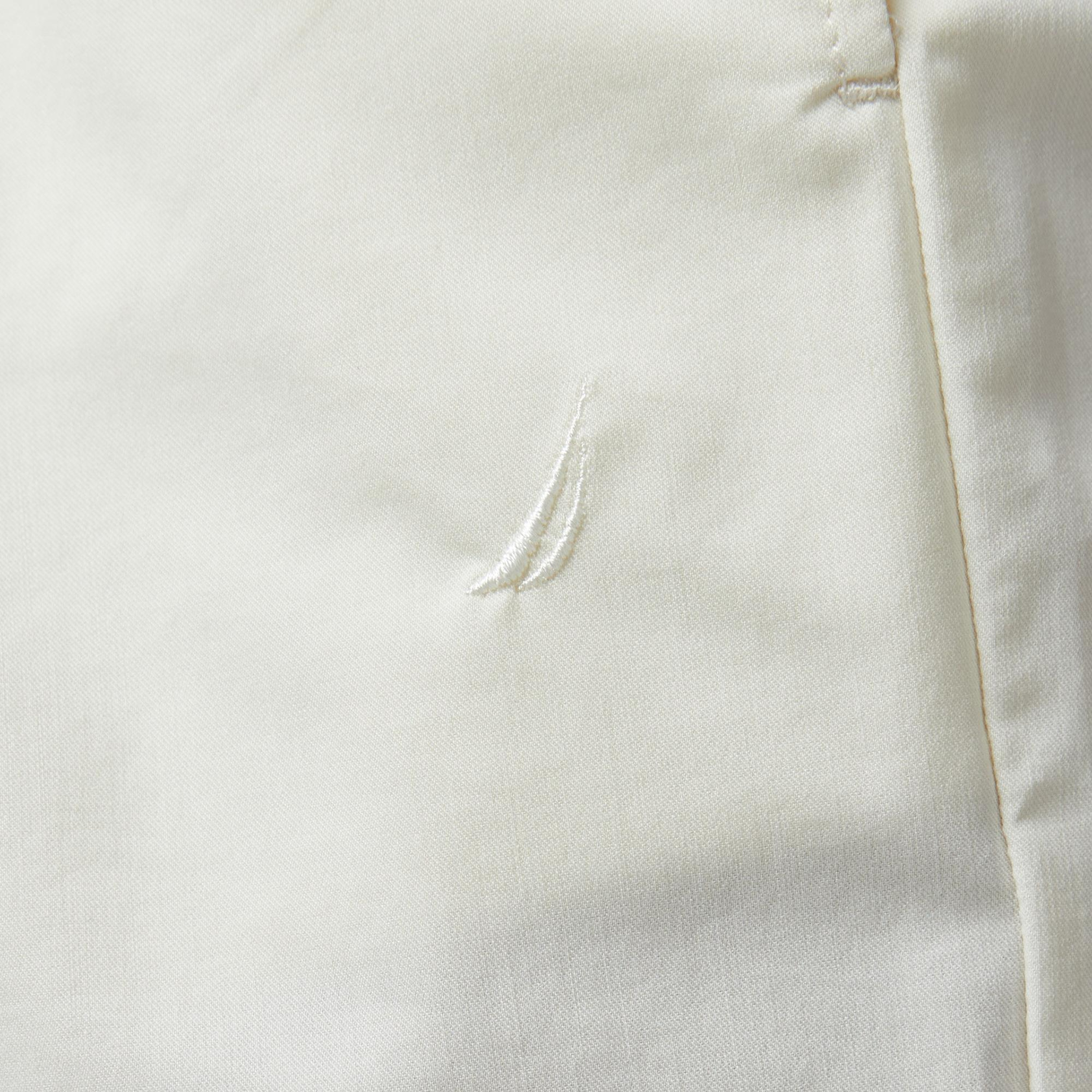 Nautica Kadın Krem Rengi Relaxed Fit Pantolon