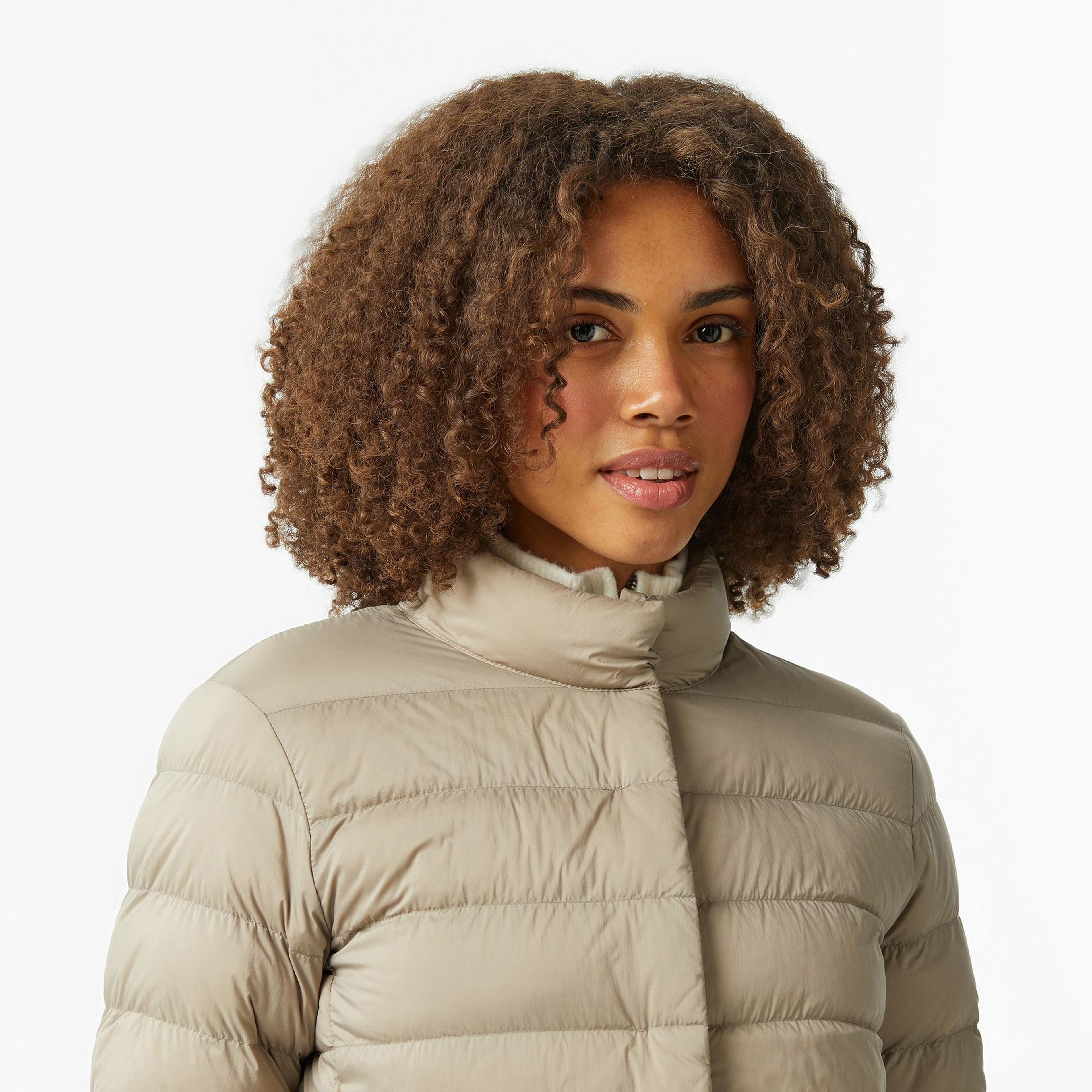 Nautica Kadın Bej Regular Fit Mont