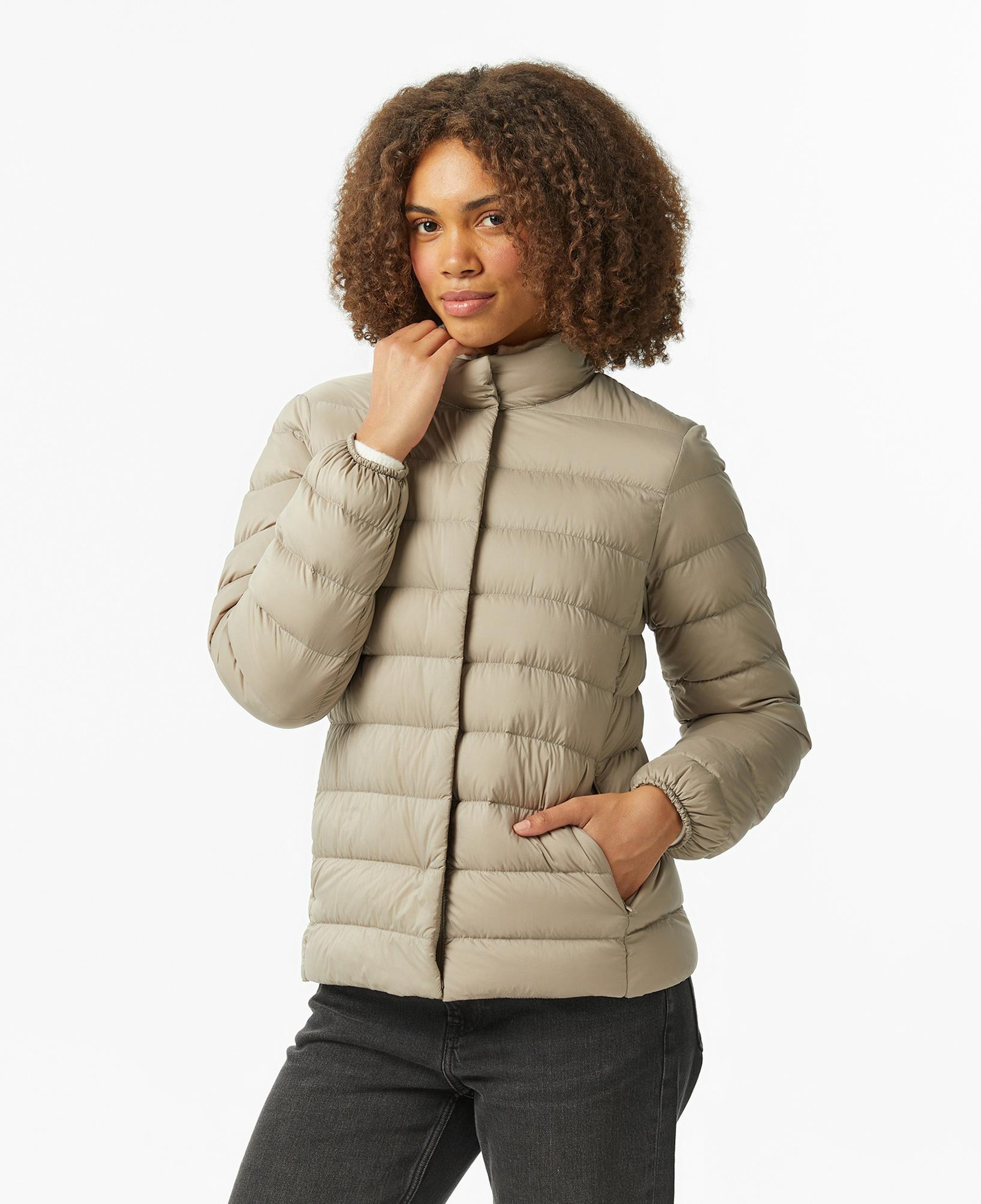 Nautica Kadın Bej Regular Fit Mont