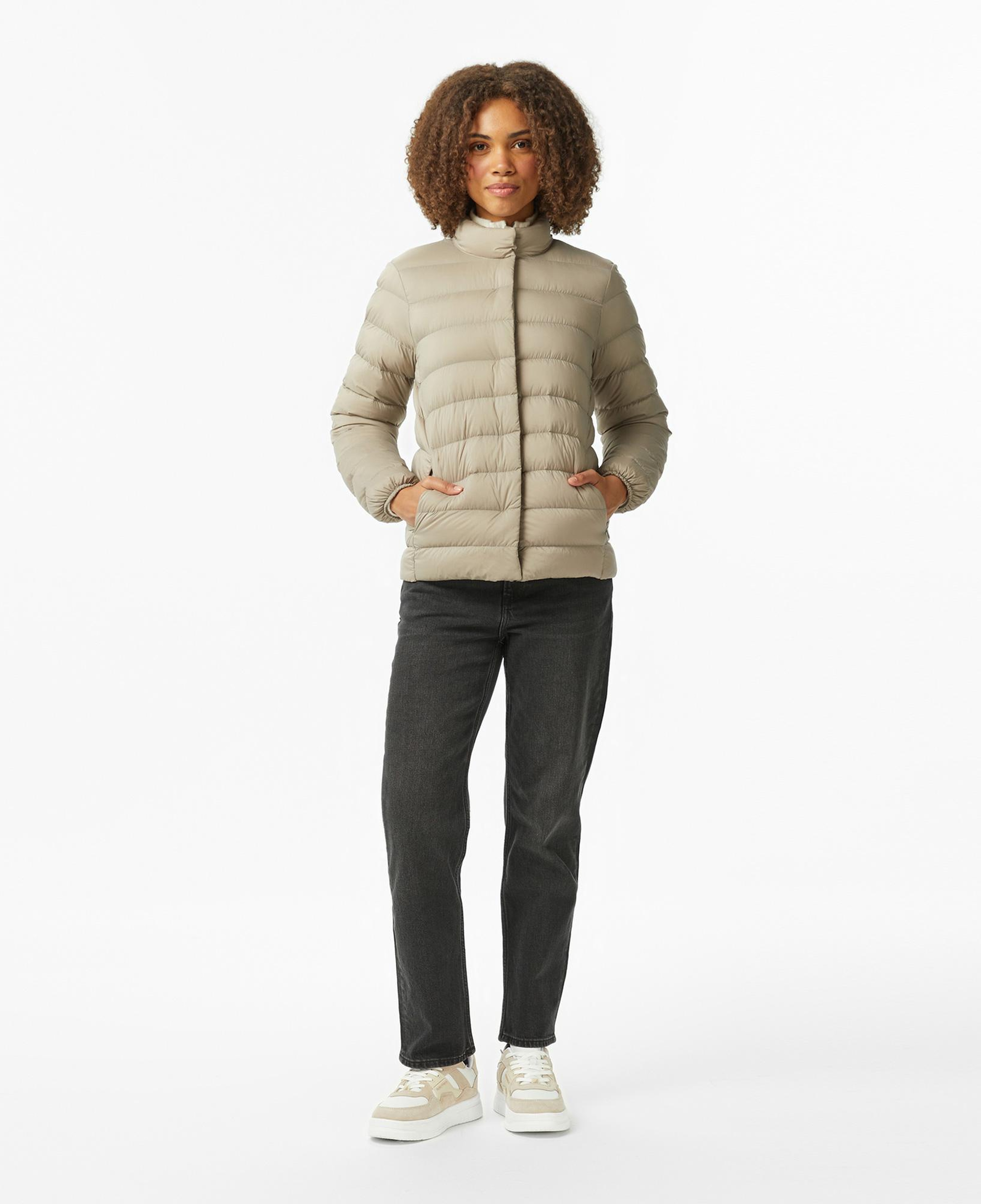 Nautica Kadın Bej Regular Fit Mont