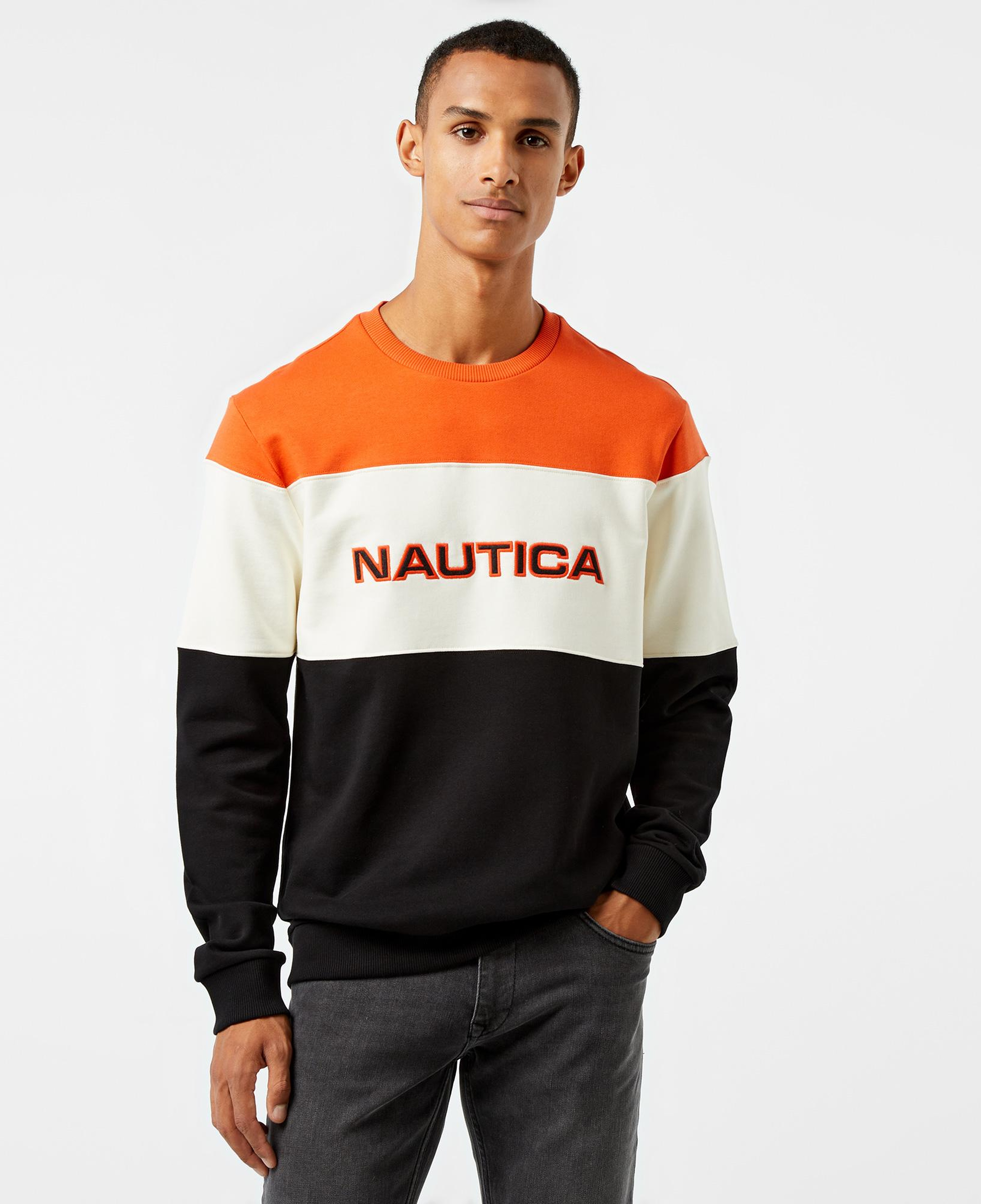 Nautica Erkek Turuncu Regular Fit Sweatshirt