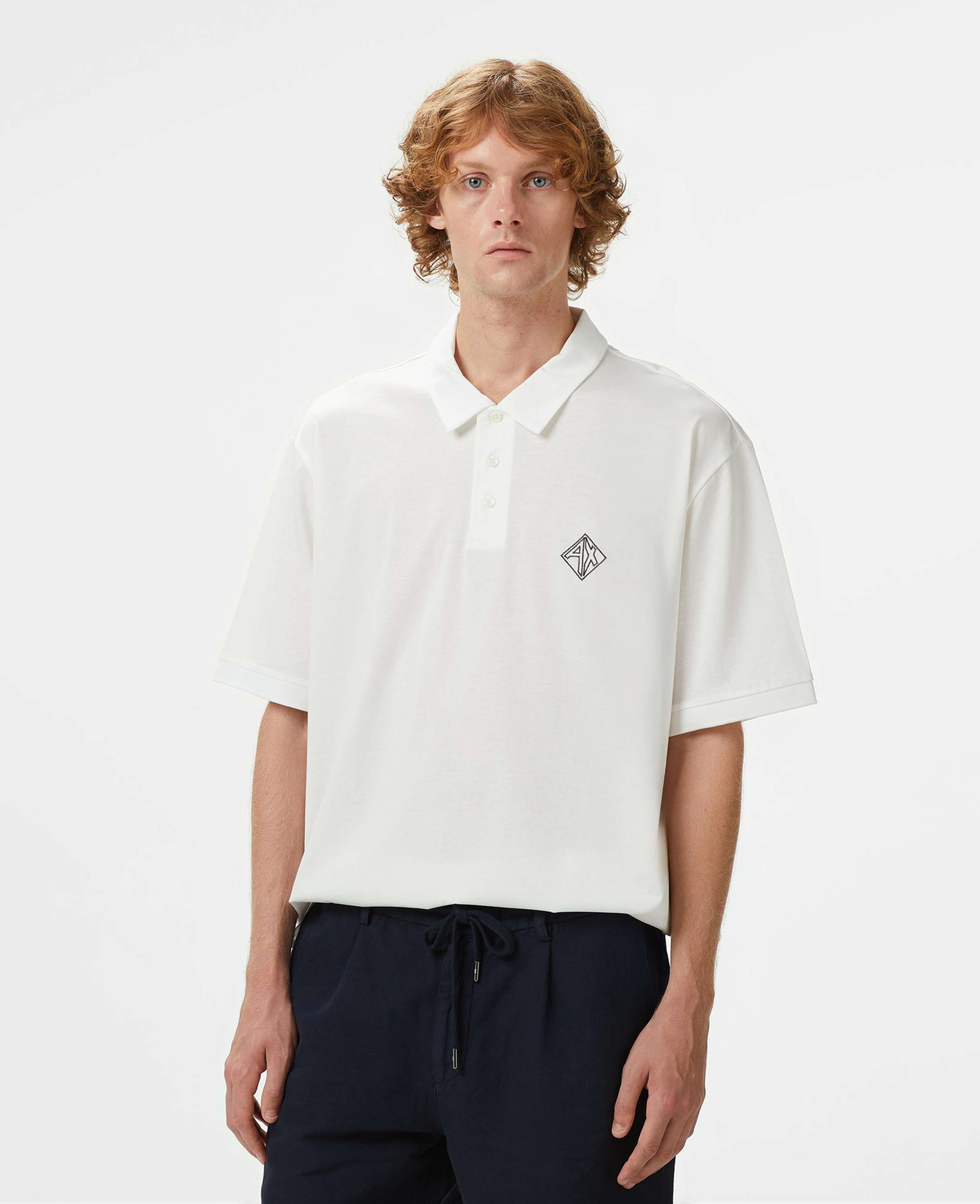 Armani Exchange Erkek Beyaz Polo