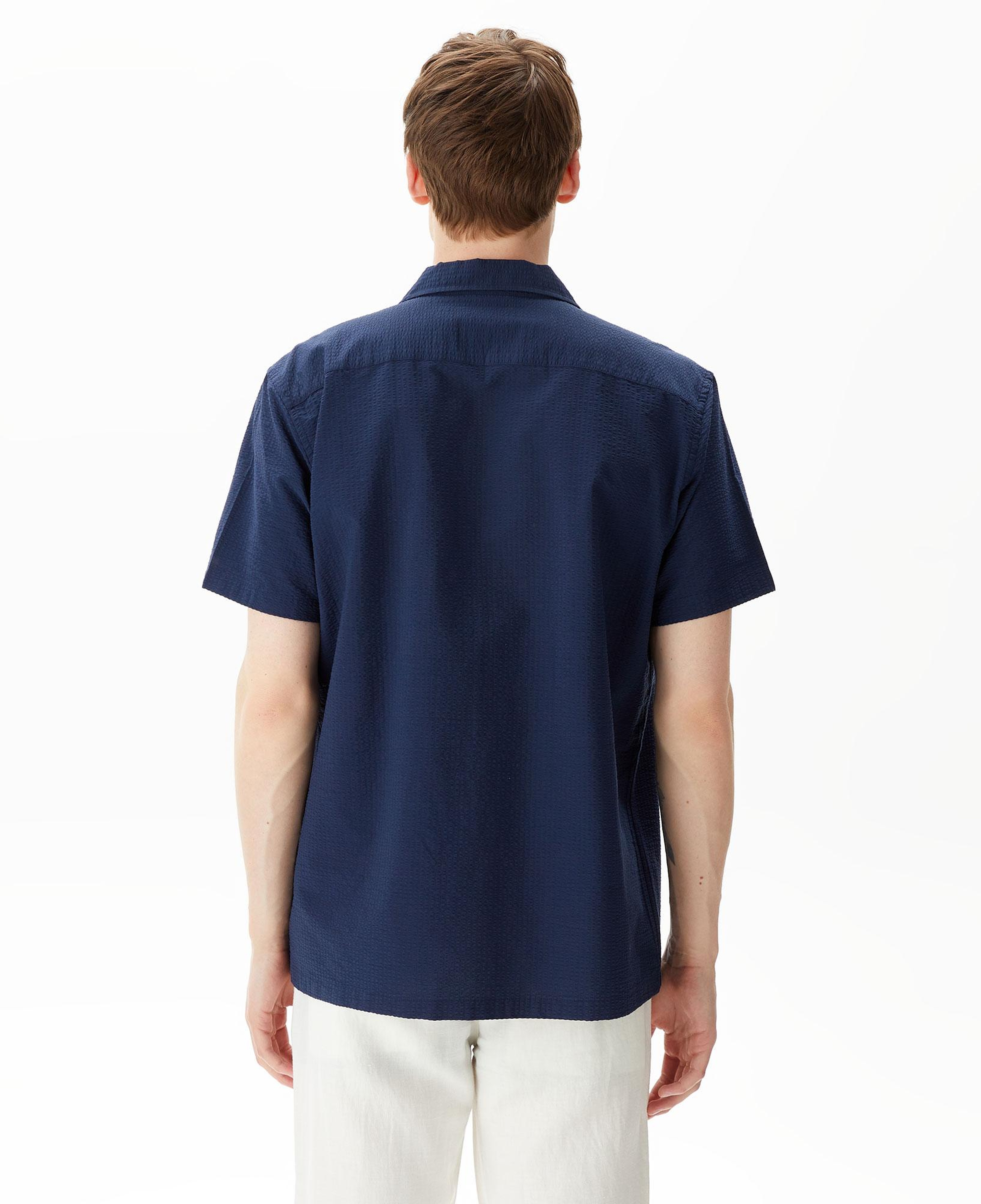 Nautica Erkek Lacivert Classic Fit Kısa Kollu Gömlek