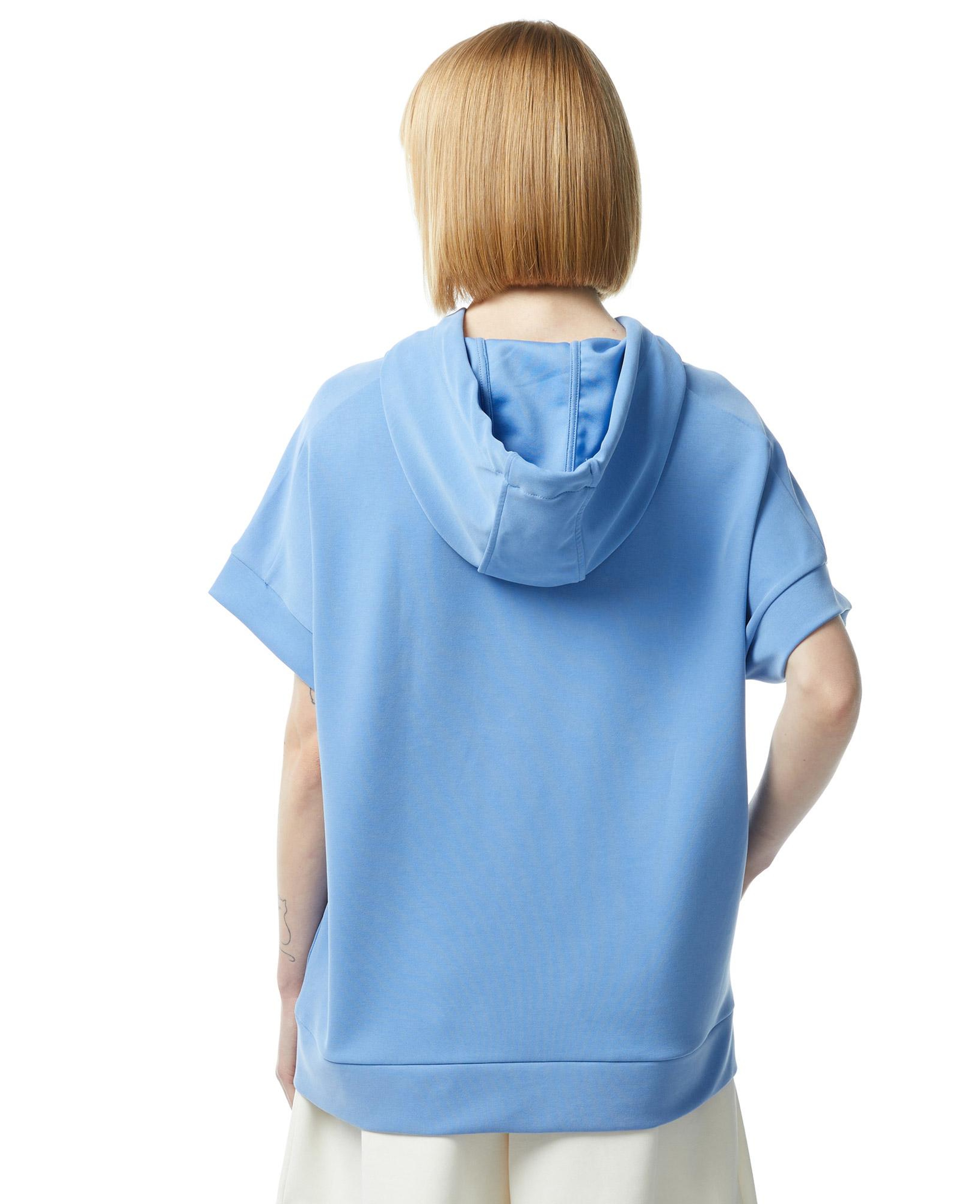 Nautica Kadın Mavi Relaxed Fit Kapüşonlu Sweatshirt