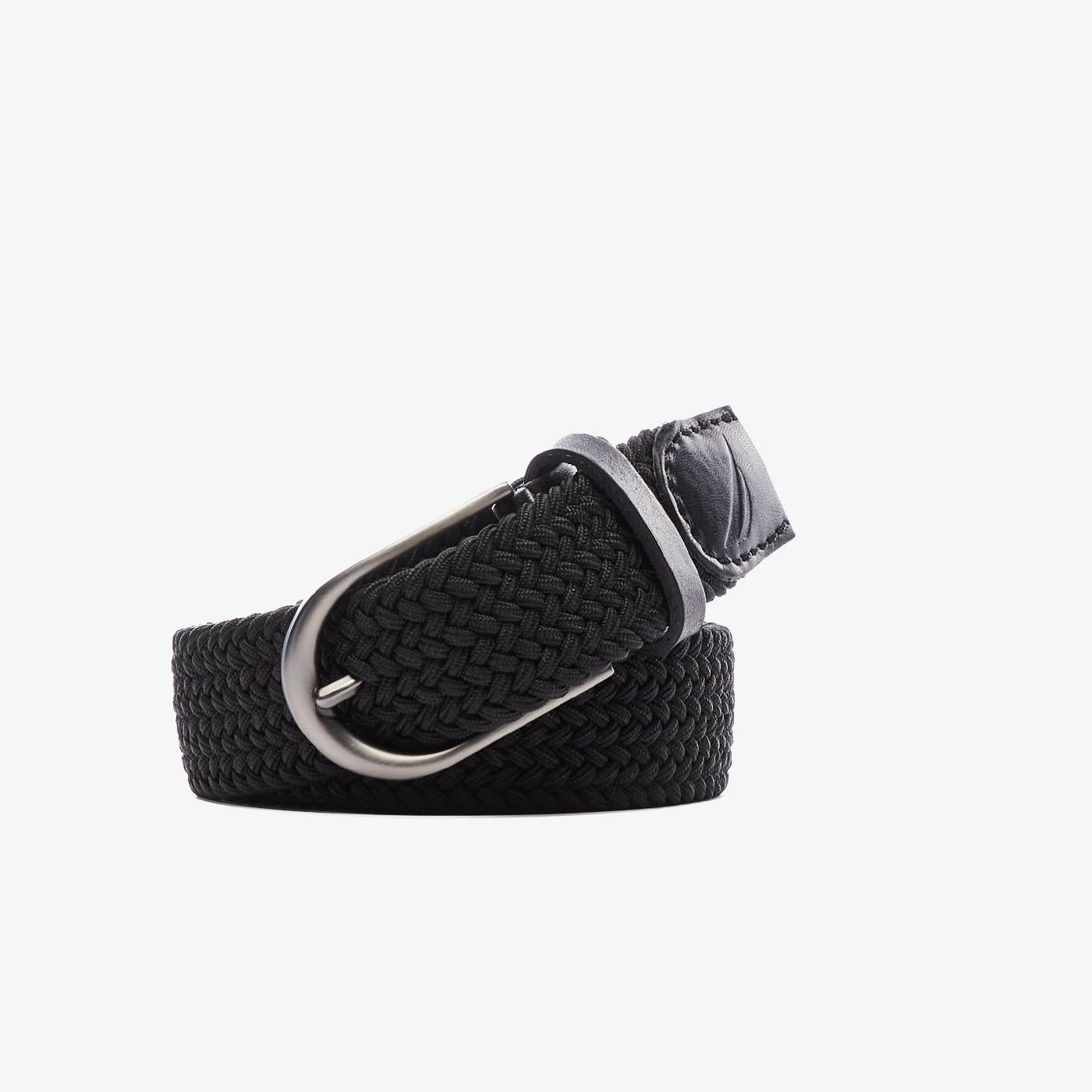 Nautica Erkek Siyah Örgü Kemer