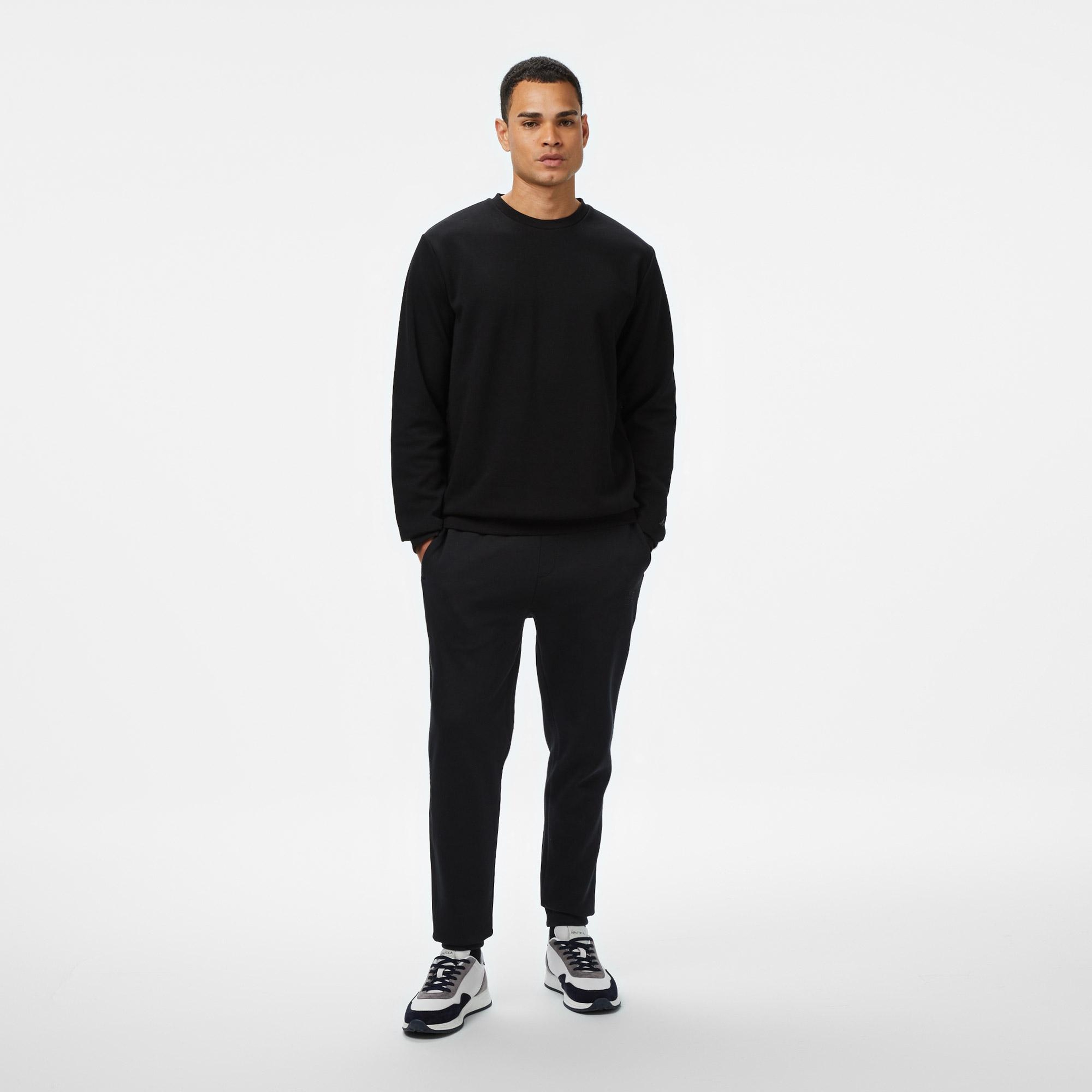 Nautica Erkek Siyah Classic Fit Eşofman Altı