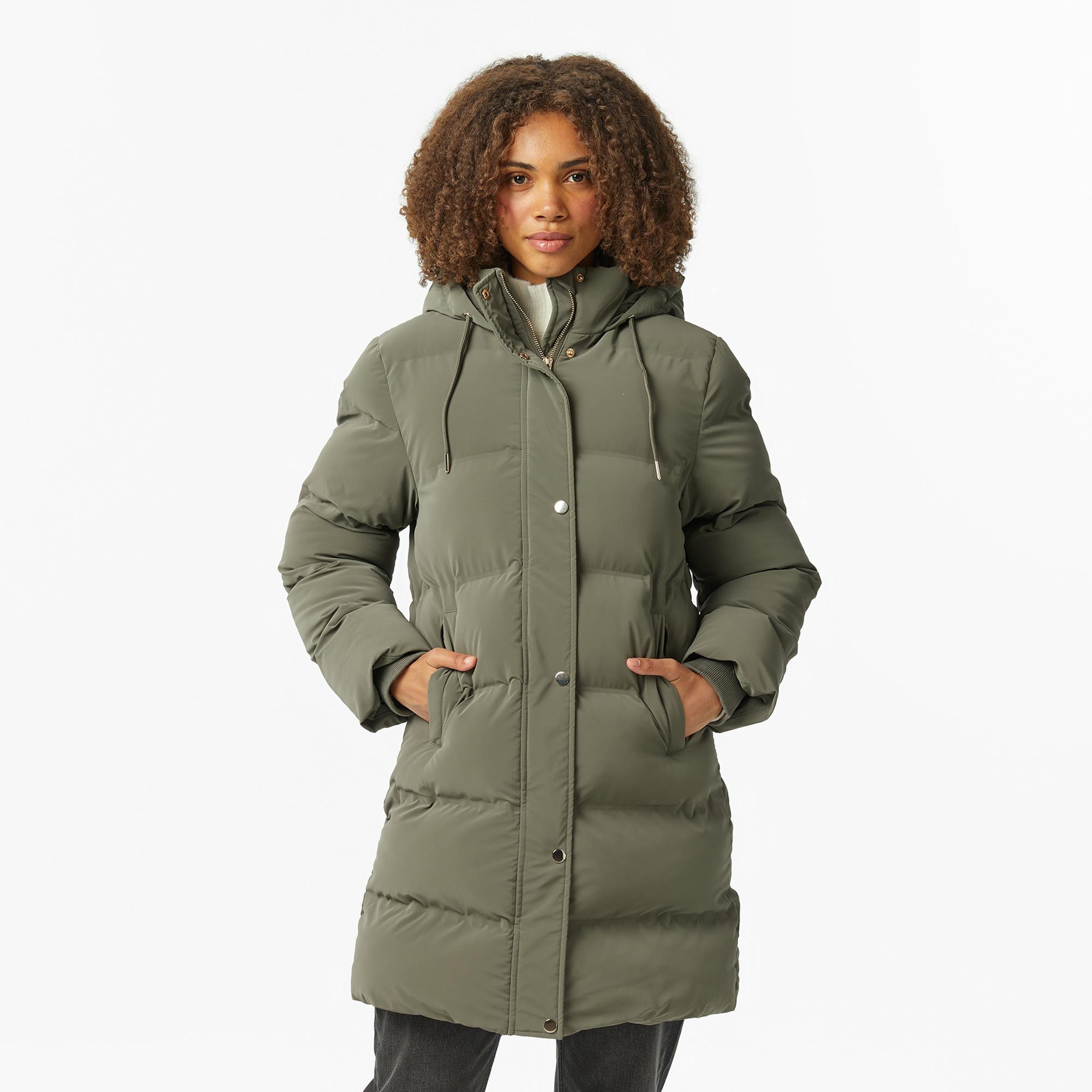 Nautica Kadın Yeşil Regular Fit Mont