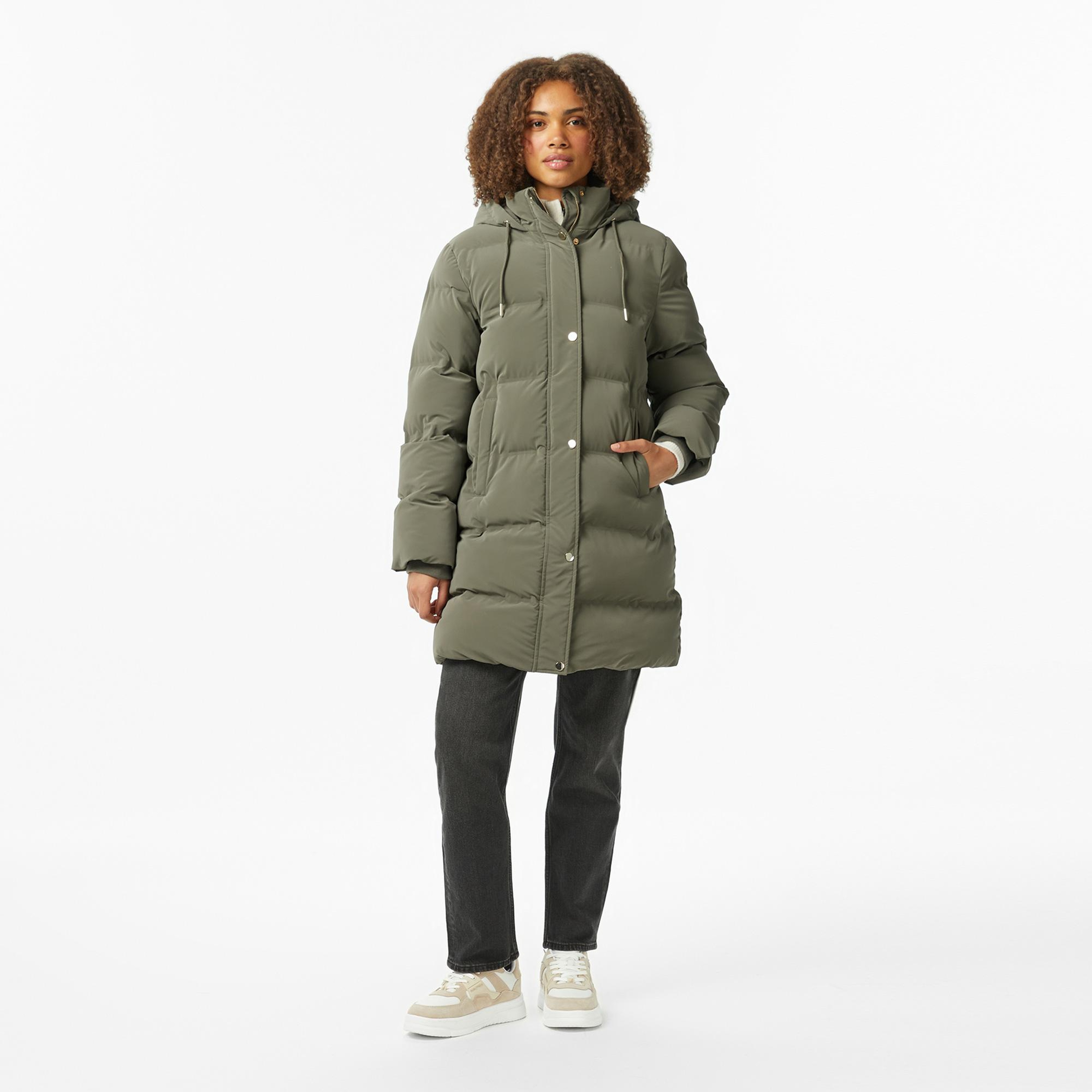 Nautica Kadın Yeşil Regular Fit Mont