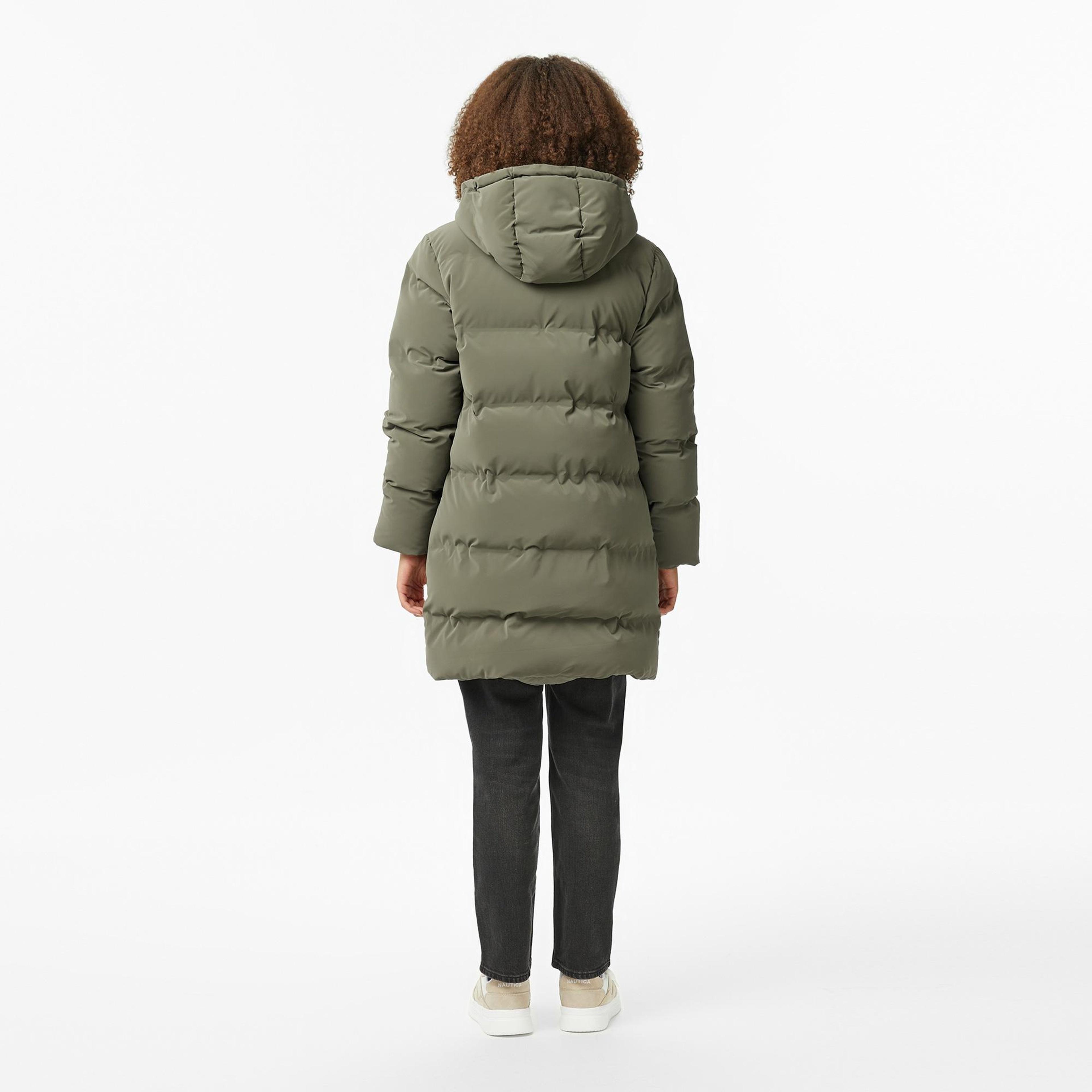 Nautica Kadın Yeşil Regular Fit Mont