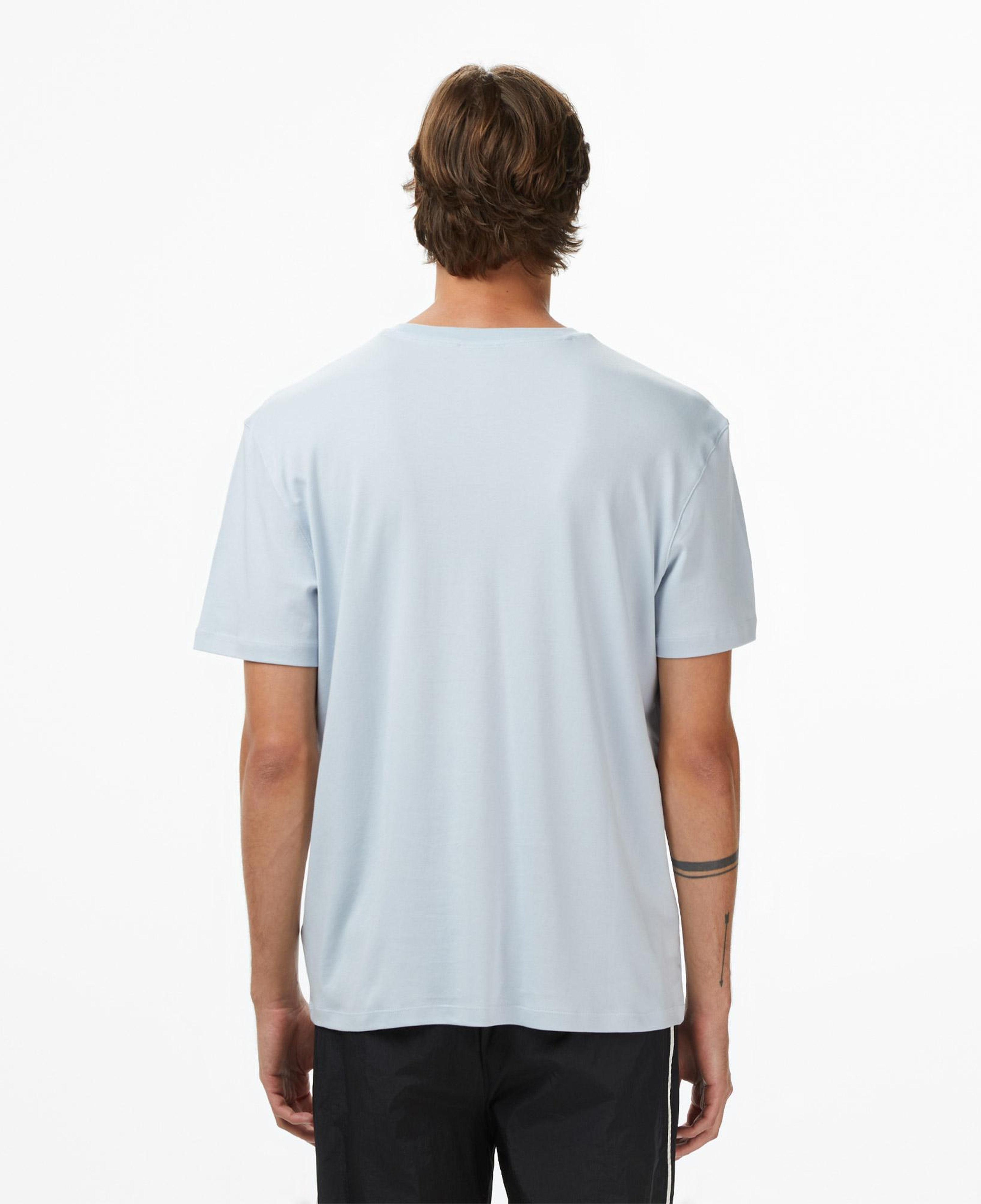 Calvin Klein Supima Chest Crewneck Erkek Mavi T-Shirt